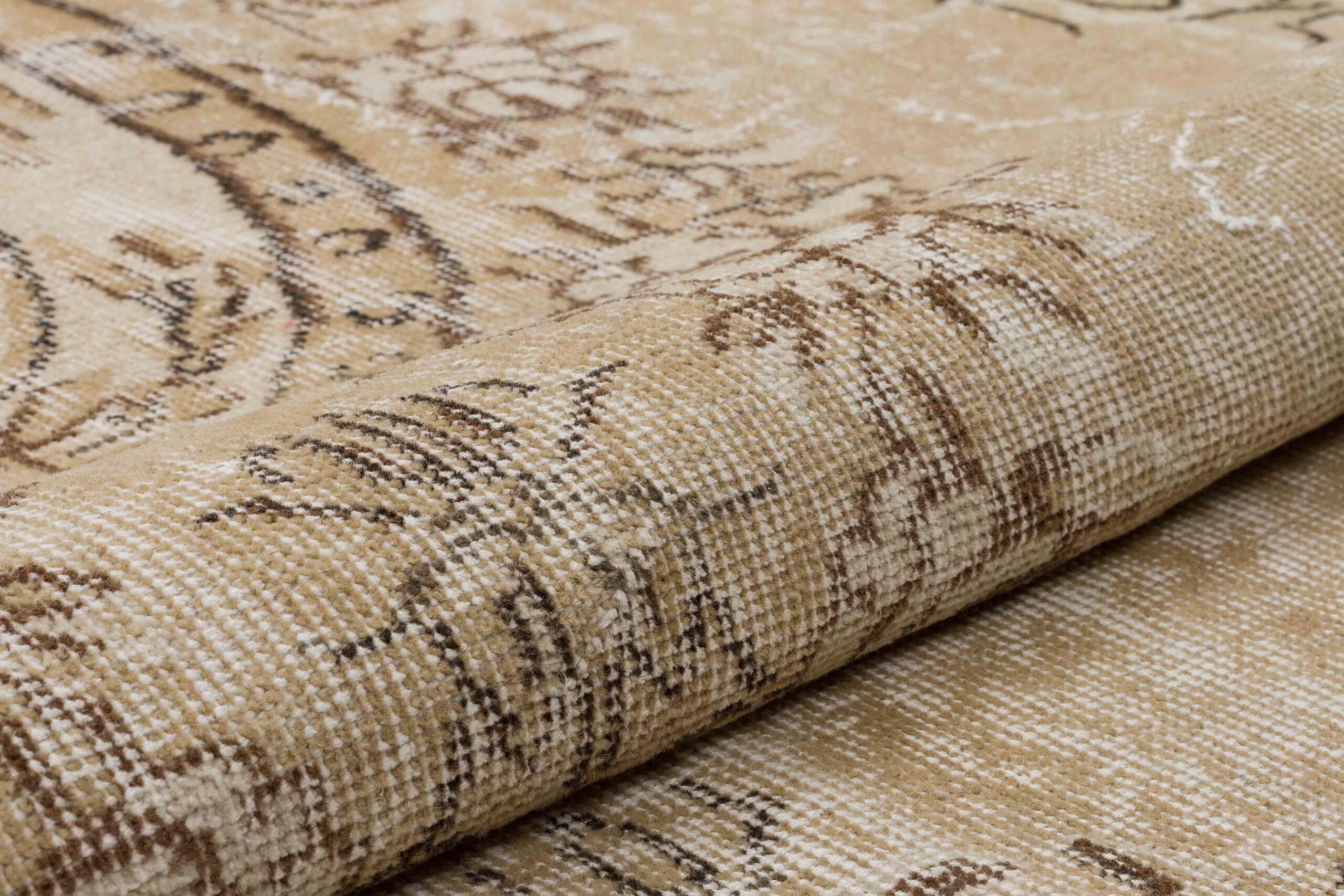Classic, Modern, Vintage, Distressed Rug — detail view 3, handmade vintage rug