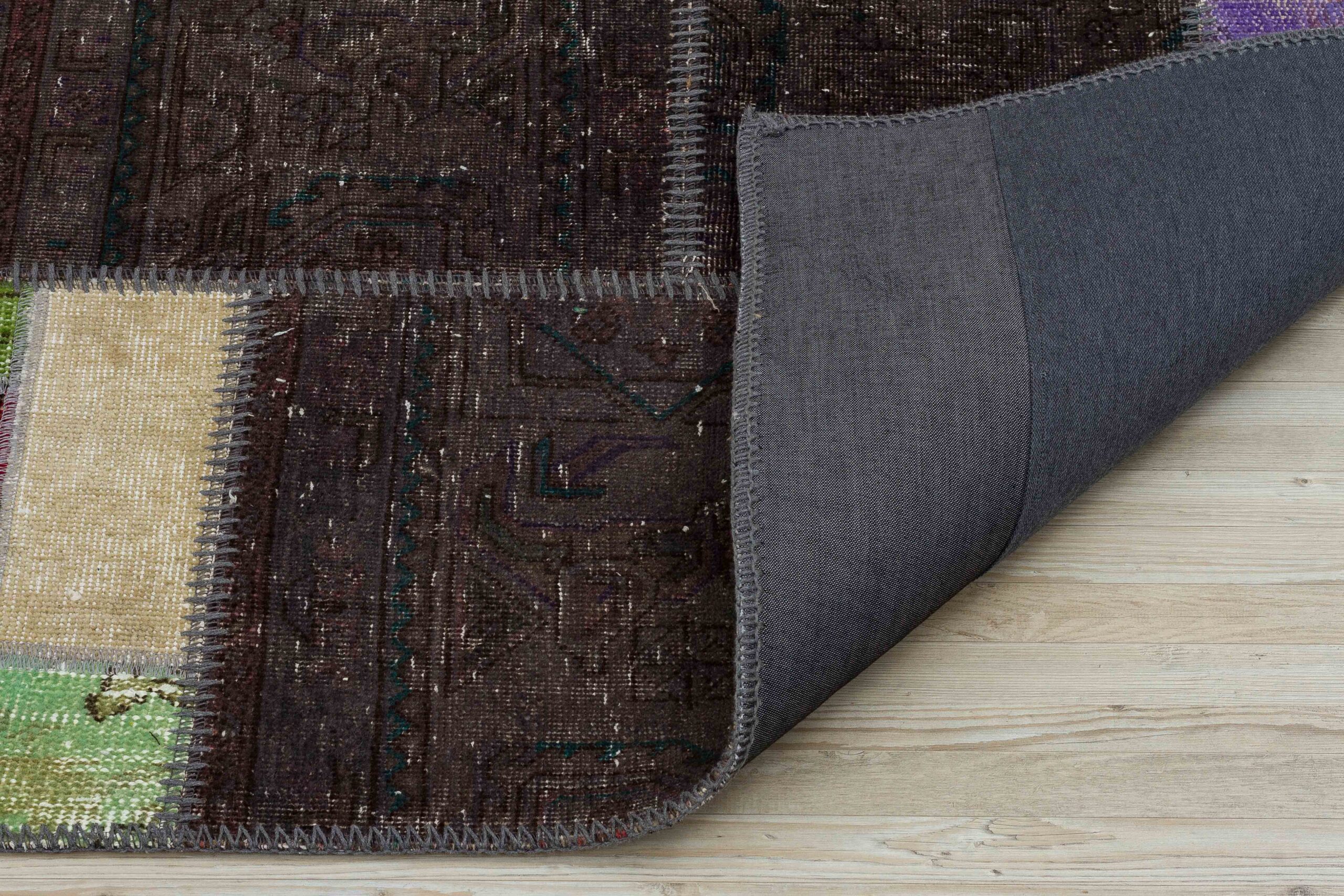 Eşsiz Güzelliğe Sahip Olan Patchwork Eskitme El Dokuma Halı 160 x 230 Model : 5018 - Görsel 3