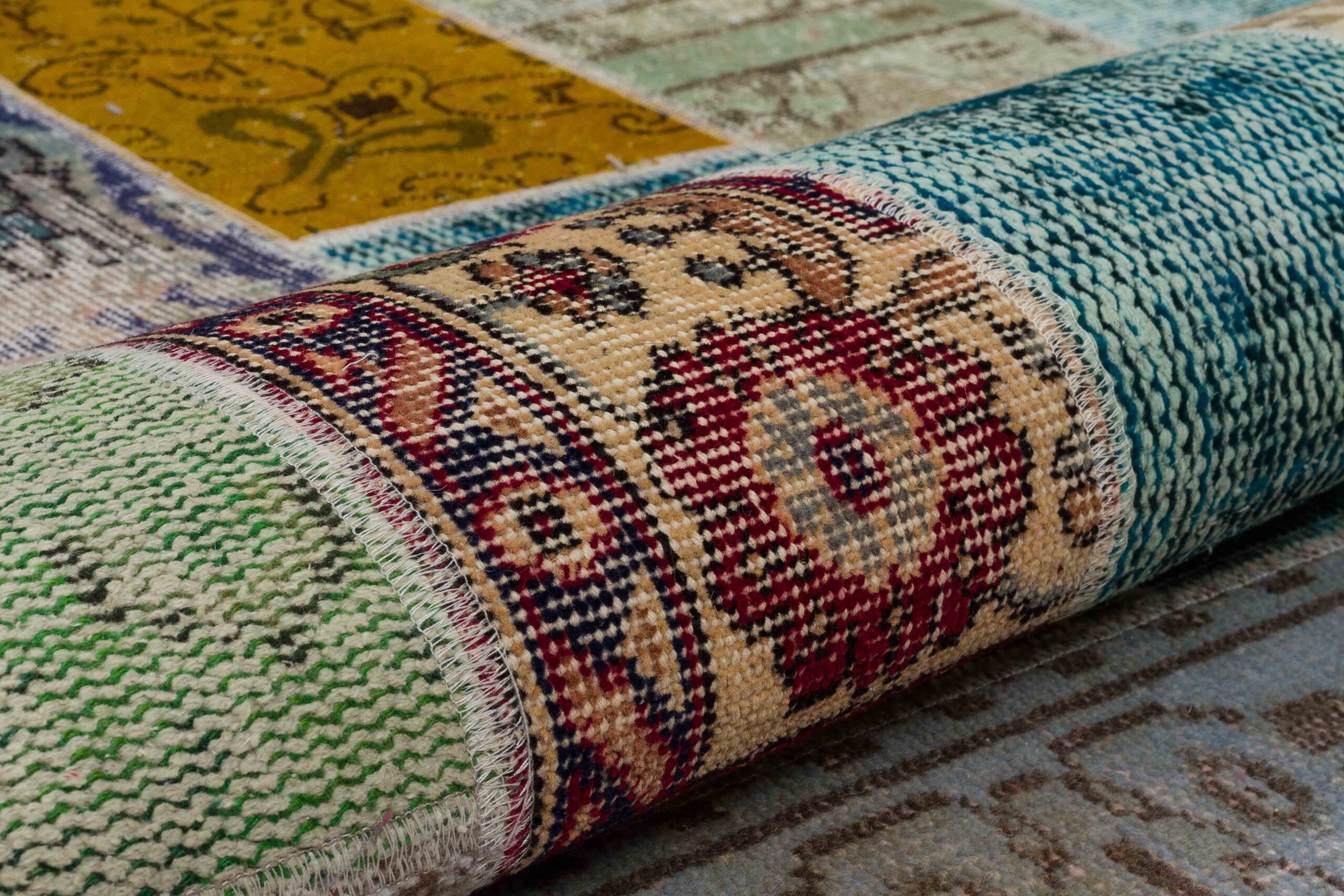 Eşsiz Güzelliğe Sahip Olan Özel Patchwork Halı 160 x 230 Model :5117 - Görsel 5