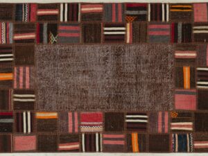 Klasik Modern Sahip Olan Özel Patchwork Halı 120 x 180 Model : 5258