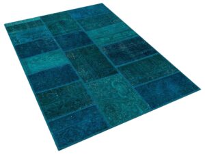 Eşsiz Anadolu Patchwork Eskitme Halı 120 x 180 cm 5645