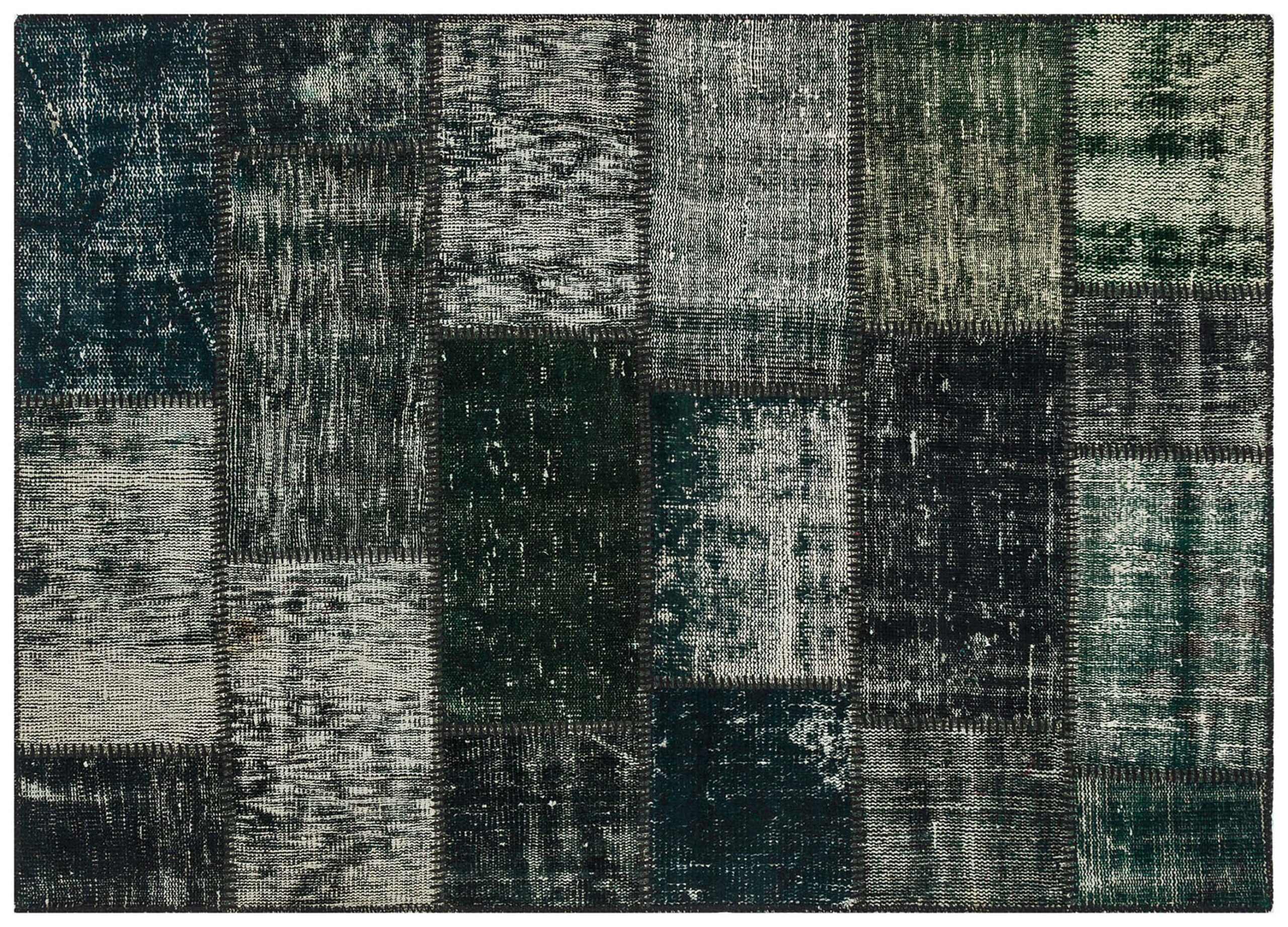 Özel Patchwork El Dokuma Eskitme Halı 120 x 180 cm 5653 - Görsel 2