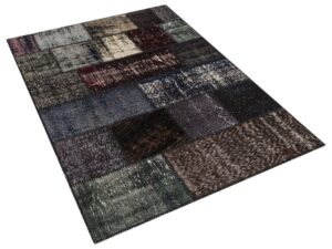 Eskitme El Dokuma Patchwork Halı 120 x 180 cm 5660
