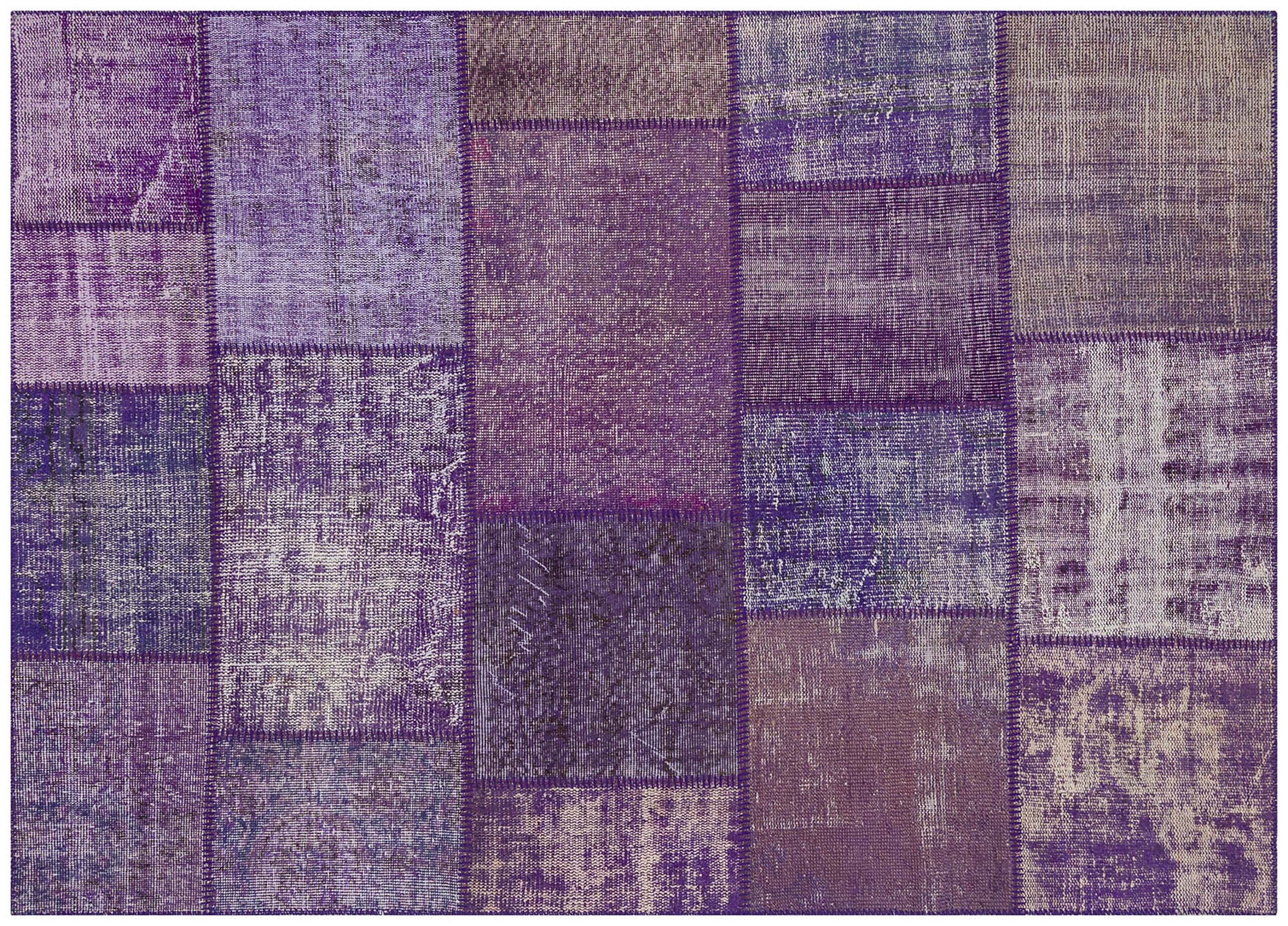 Eskitme El Dokuma Patchwork Halı 160 x 230 cm 5674 - Görsel 2