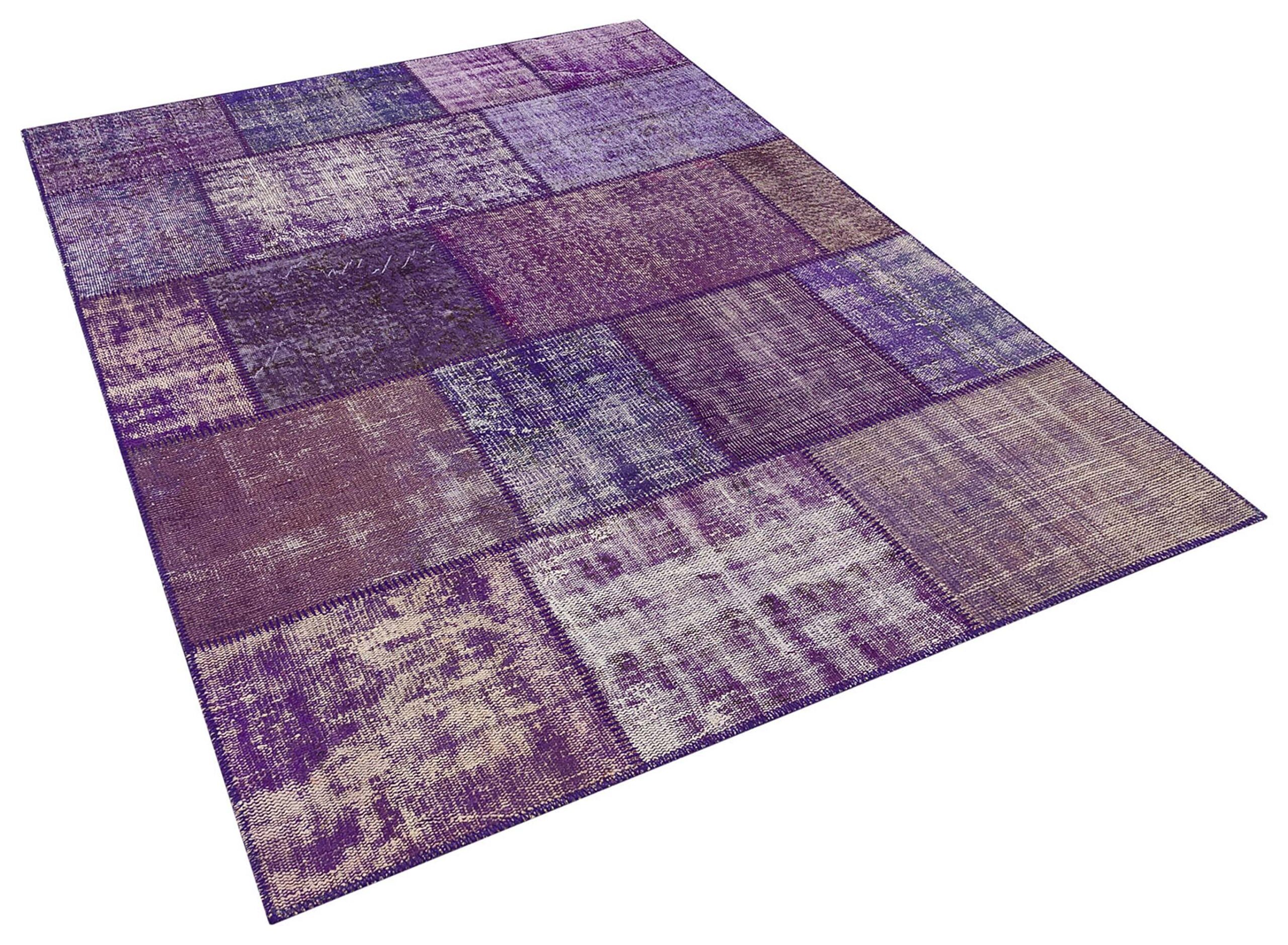Eskitme El Dokuma Patchwork Halı 160 x 230 cm 5674