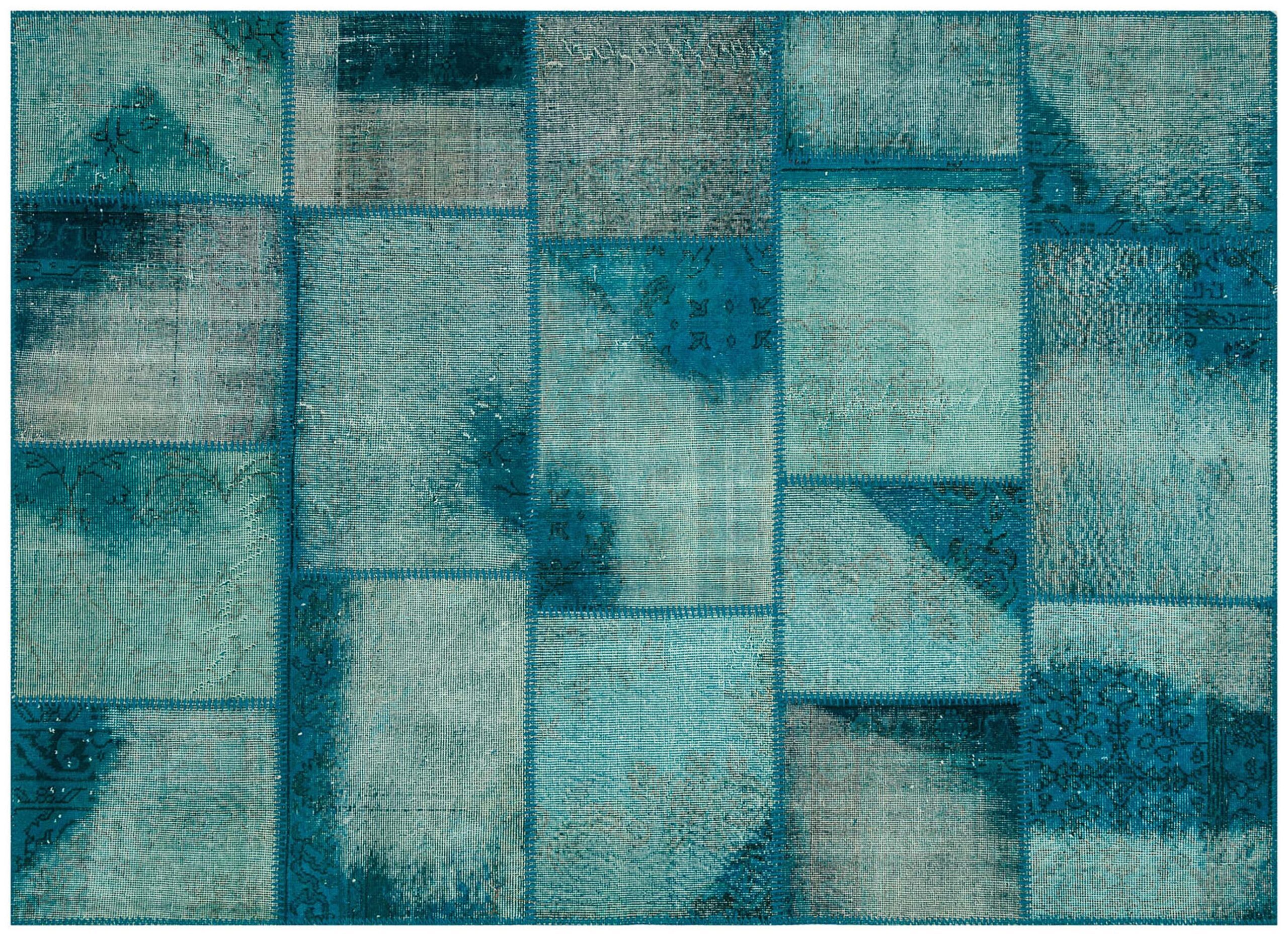 Özel Patchwork Eskitme El Dokuma Halı 160 x 230 cm 5680 - Görsel 2