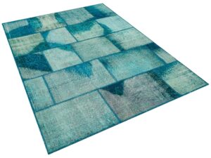 Eskitme El Dokuma Patchwork Halı 160 x 230 cm 5728