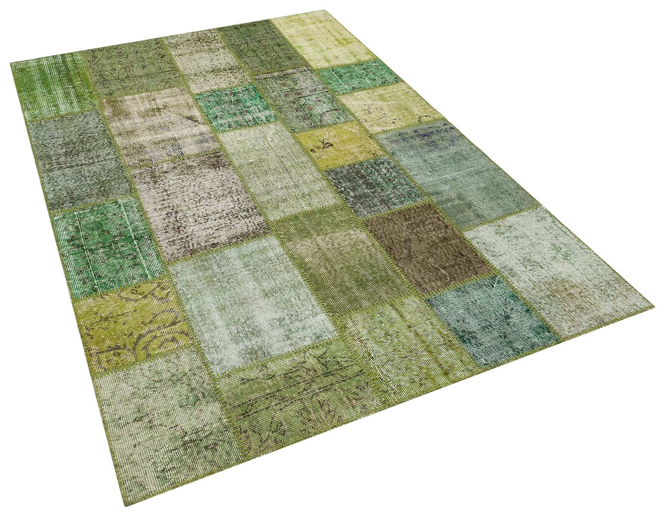 Eşsiz Güzelliğe Sahip Patchwork El Dokuma Halı 160 x 230 cm 5854