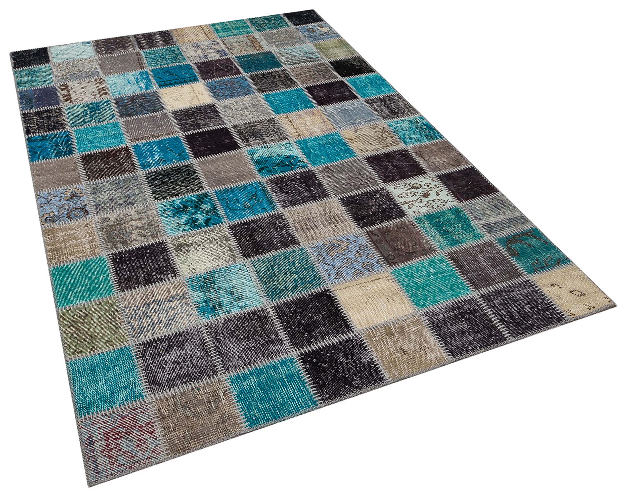 Eşsiz Güzelliğe Sahip Patchwork El Dokuma Halı 160 x 230 cm 5932
