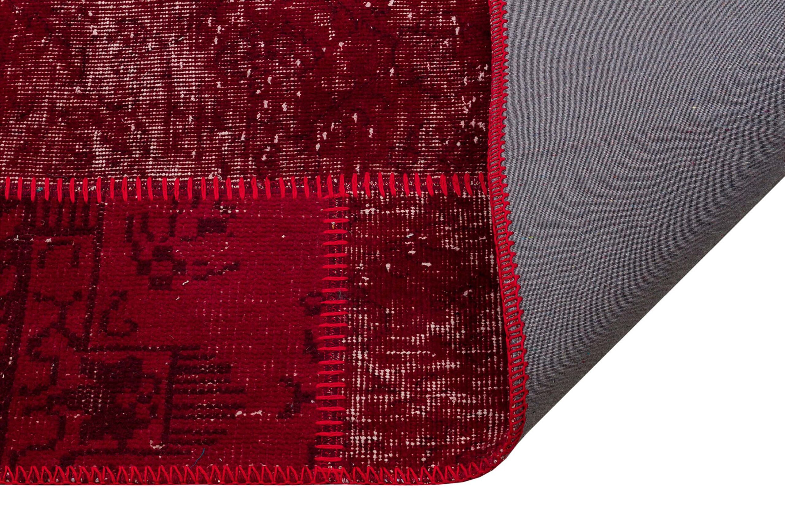 Handmade Patchwork Rug — detail view 3, handmade vintage rug