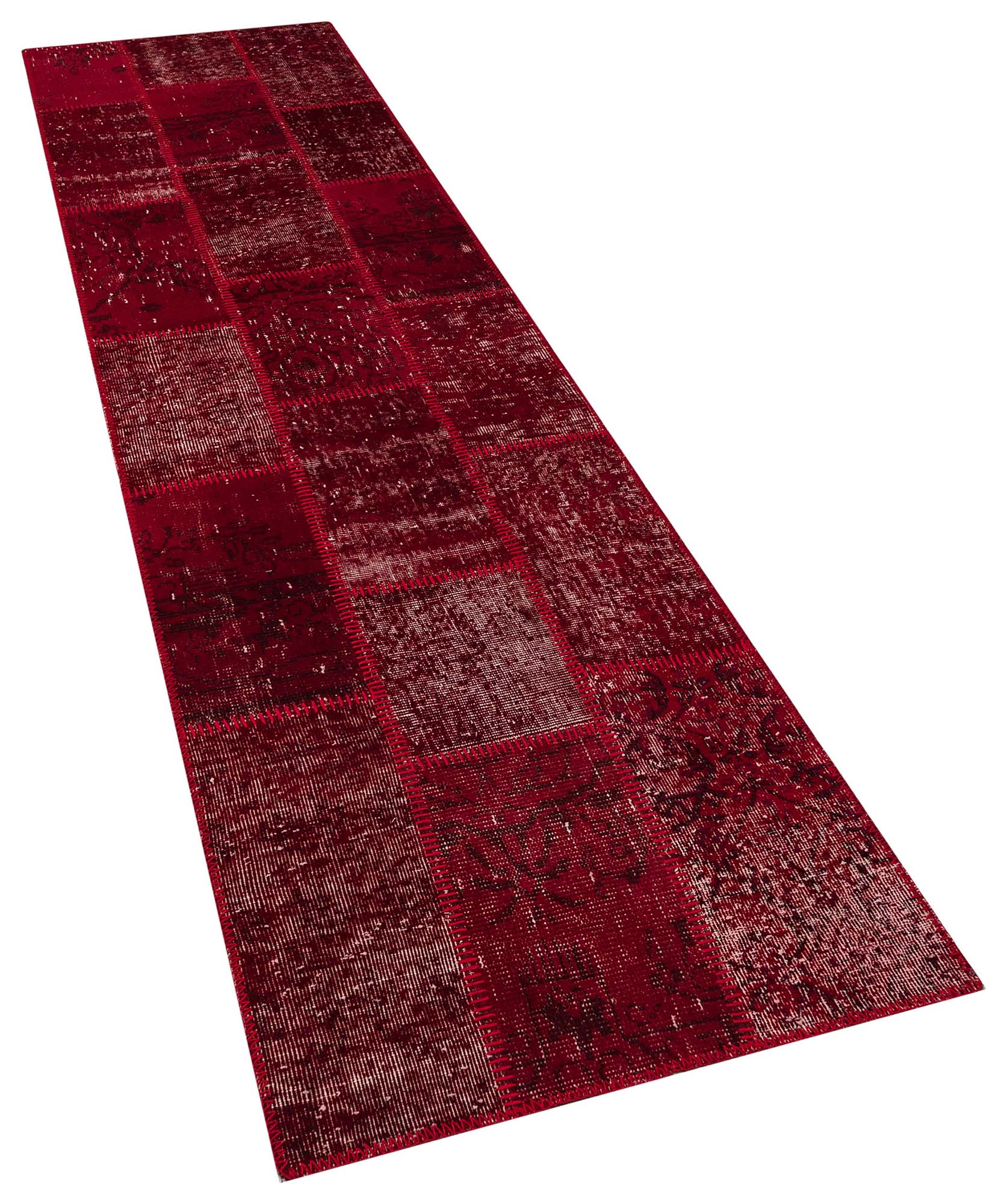 El Yapımı Patchwork Halı 80 x 300 cm 5942