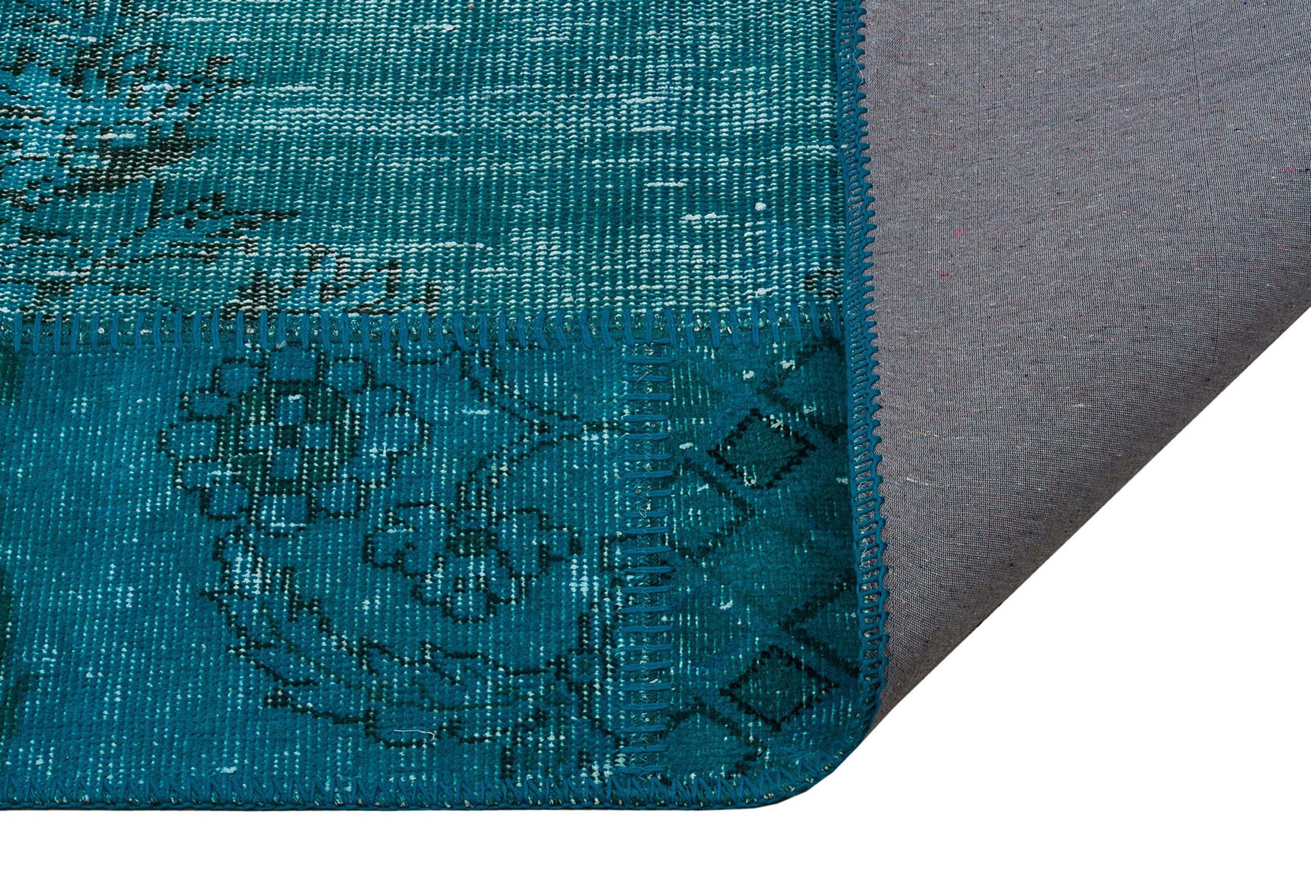 Handmade Patchwork Rug — detail view 3, handmade vintage rug