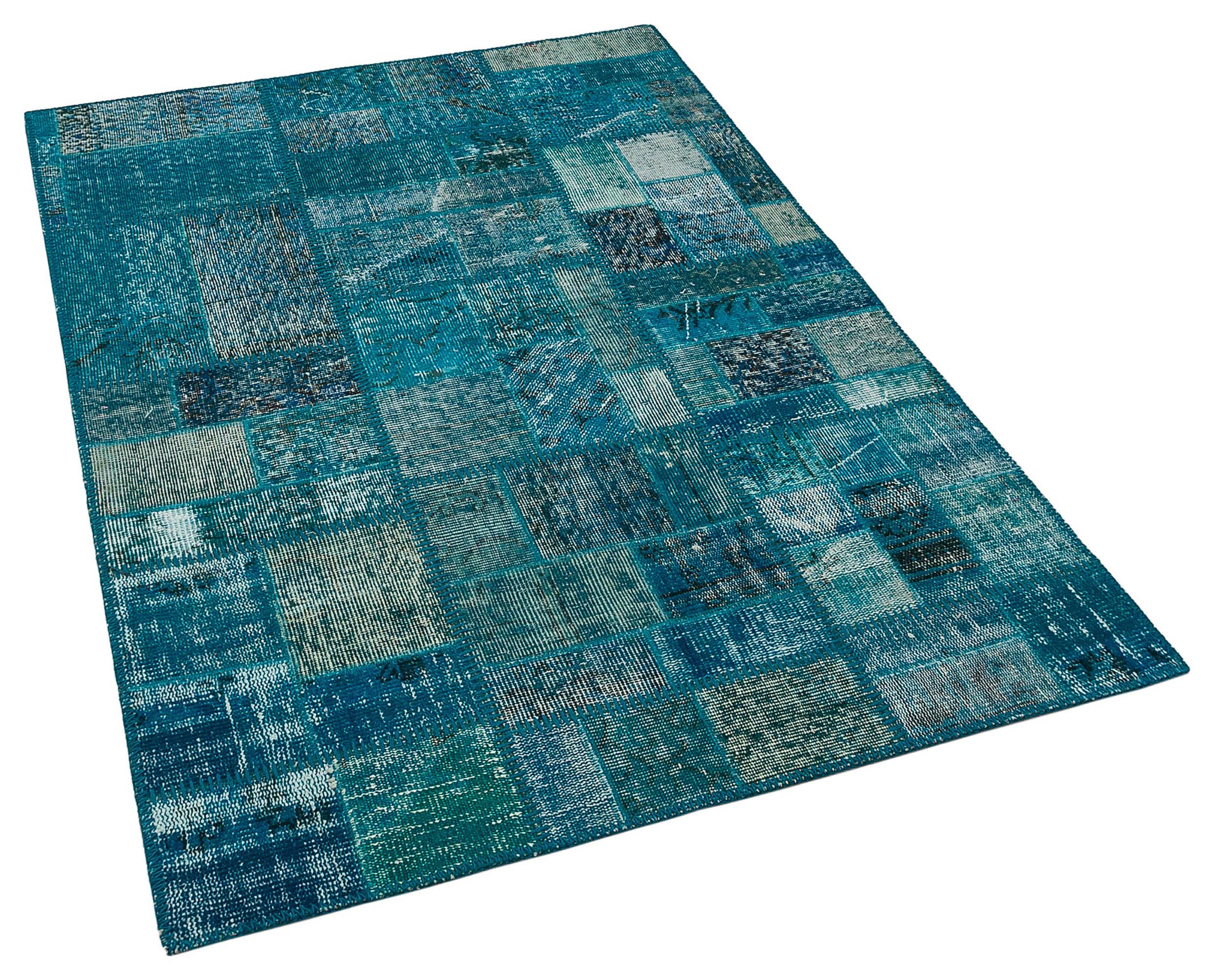 El Yapımı Eskitme Patchwork Halı   120x180 cm  5992