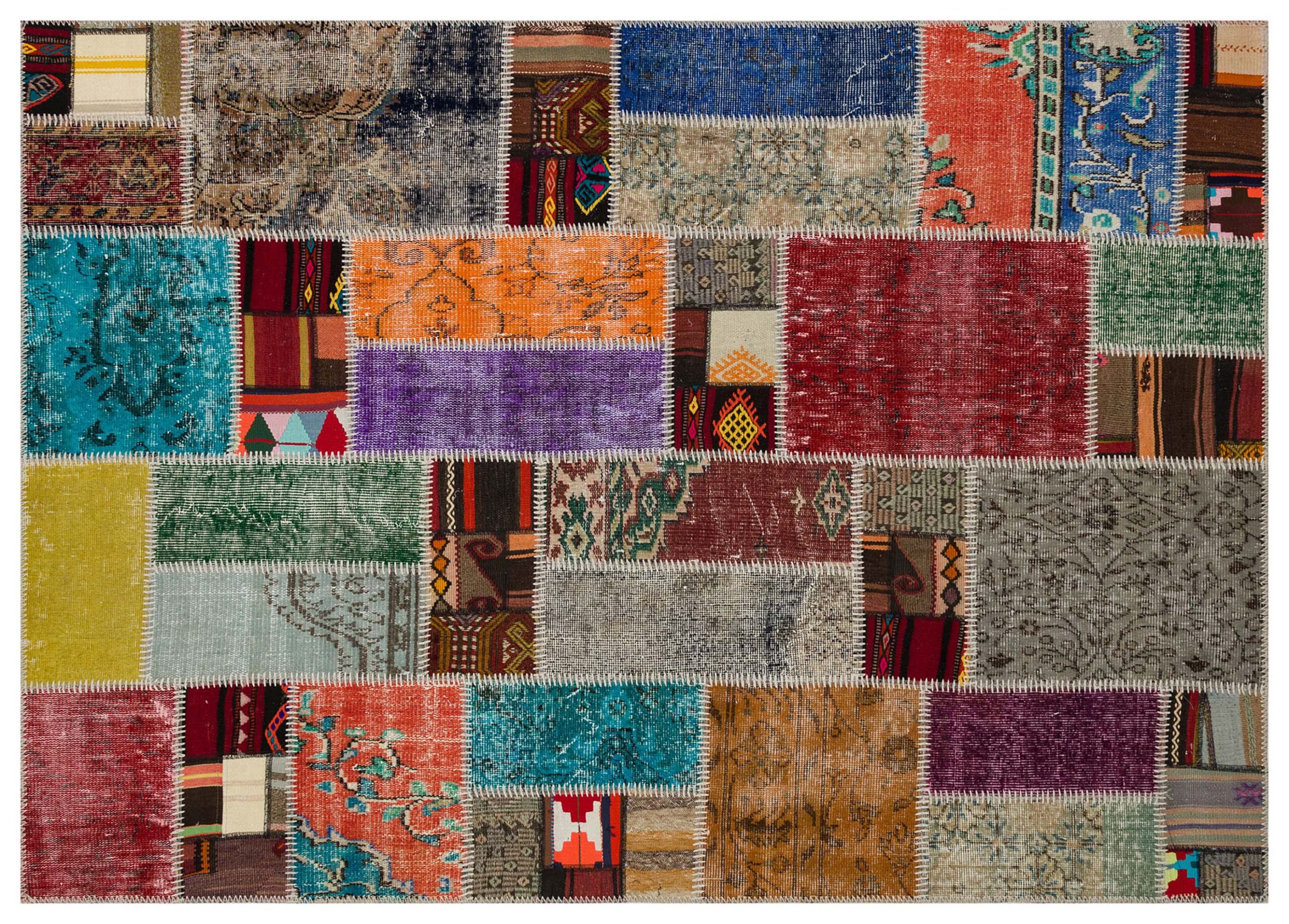El Dokuma Patchwork Halı 160 x 230 cm 6002 - Görsel 2