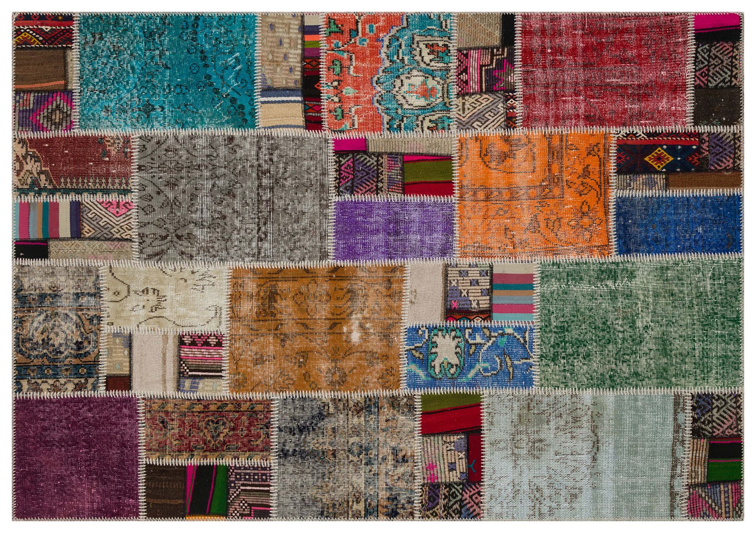 El Dokuma Patchwork Halı 160 x 230 cm 6028 - Görsel 2