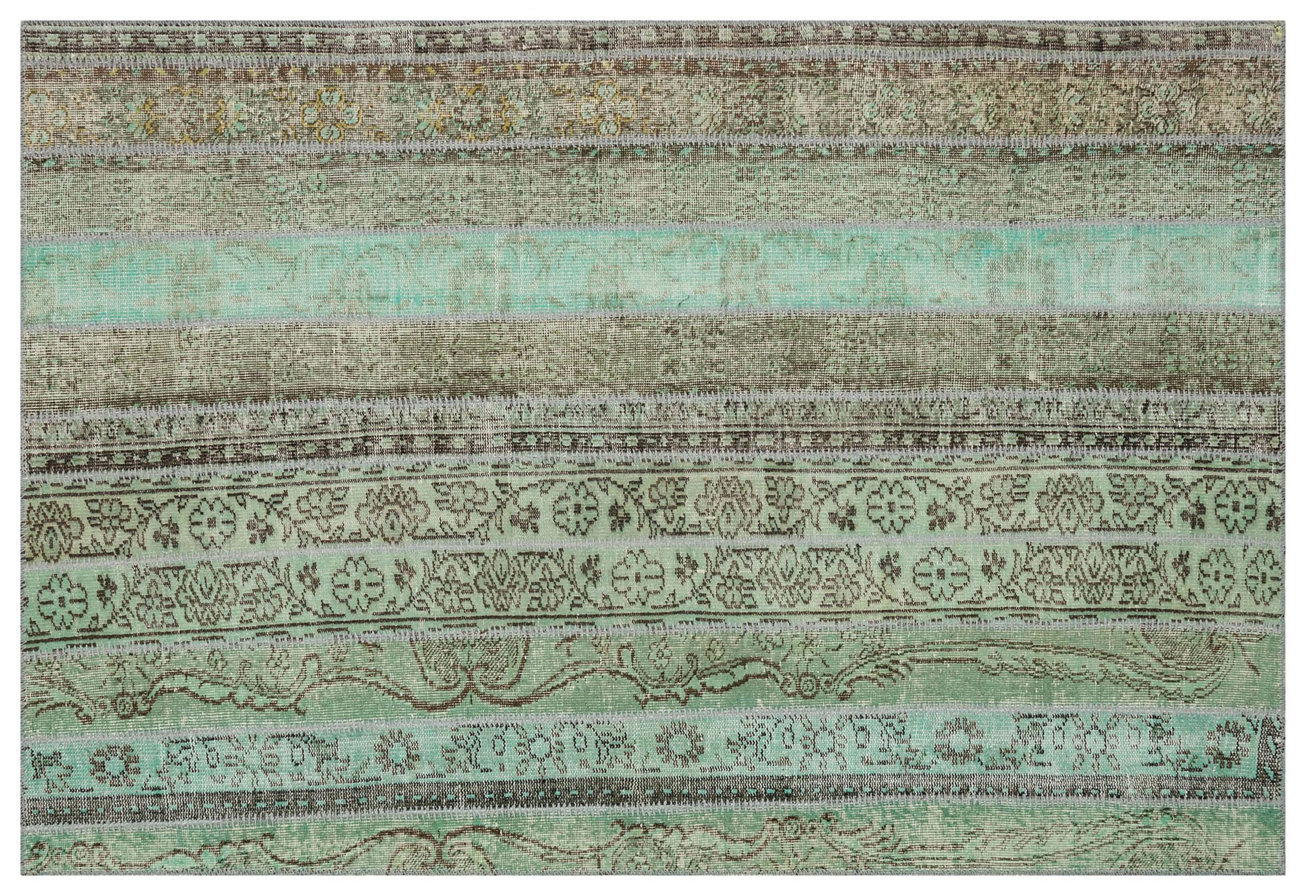 Patchwork El Dokuma Eskitme Halı 160 x 230 cm 6073 - Görsel 2