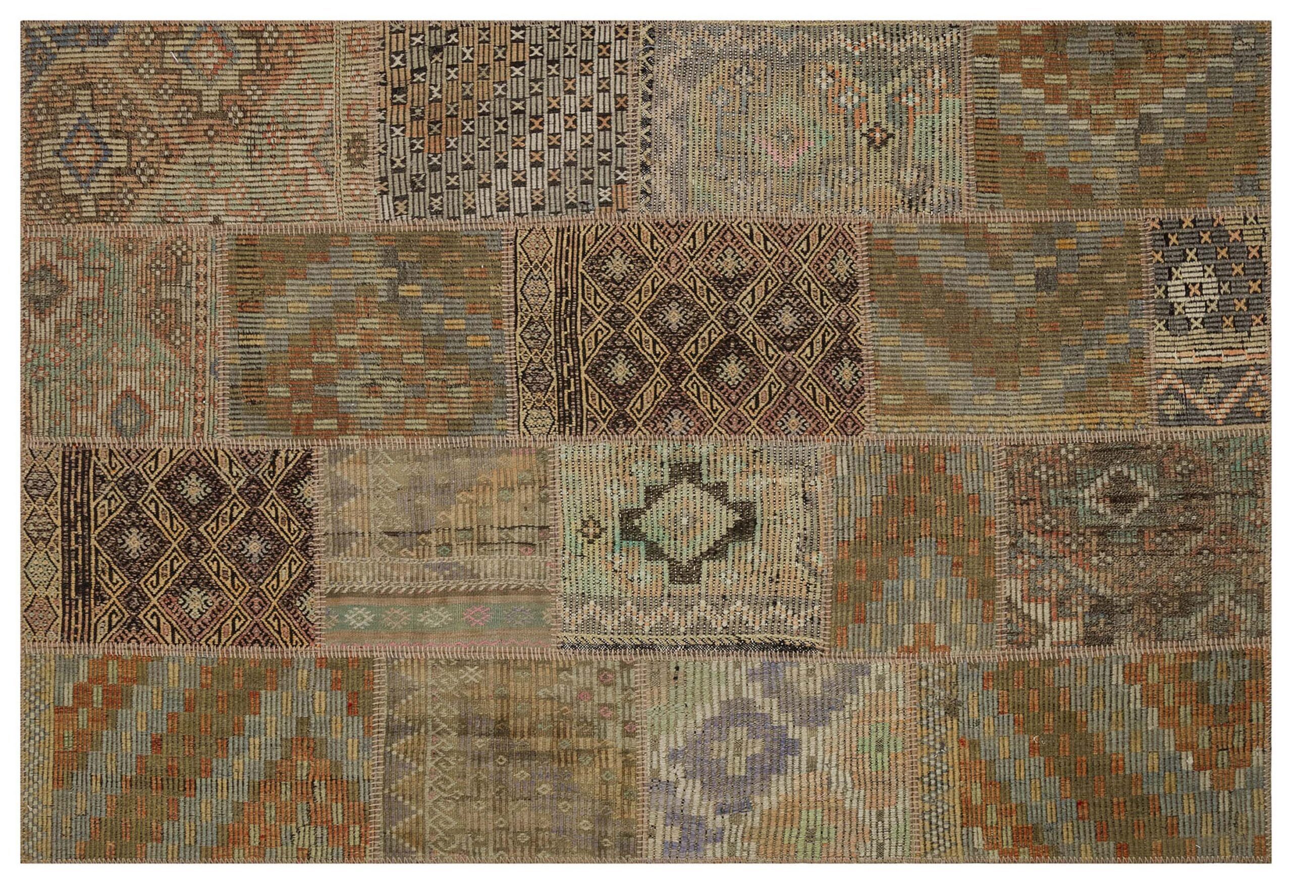 Eşsiz Güzelliğe Sahip Patchwork Halı 160 x 230 cm 6096 - Görsel 2