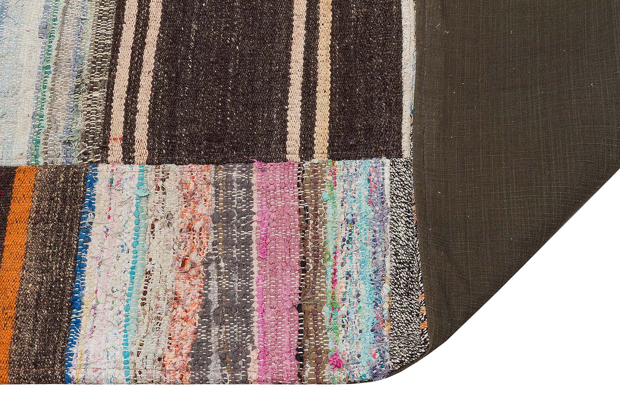 Eskitme El Dokuma Patchwork Halı 141 x 203 cm 6125 - Görsel 2