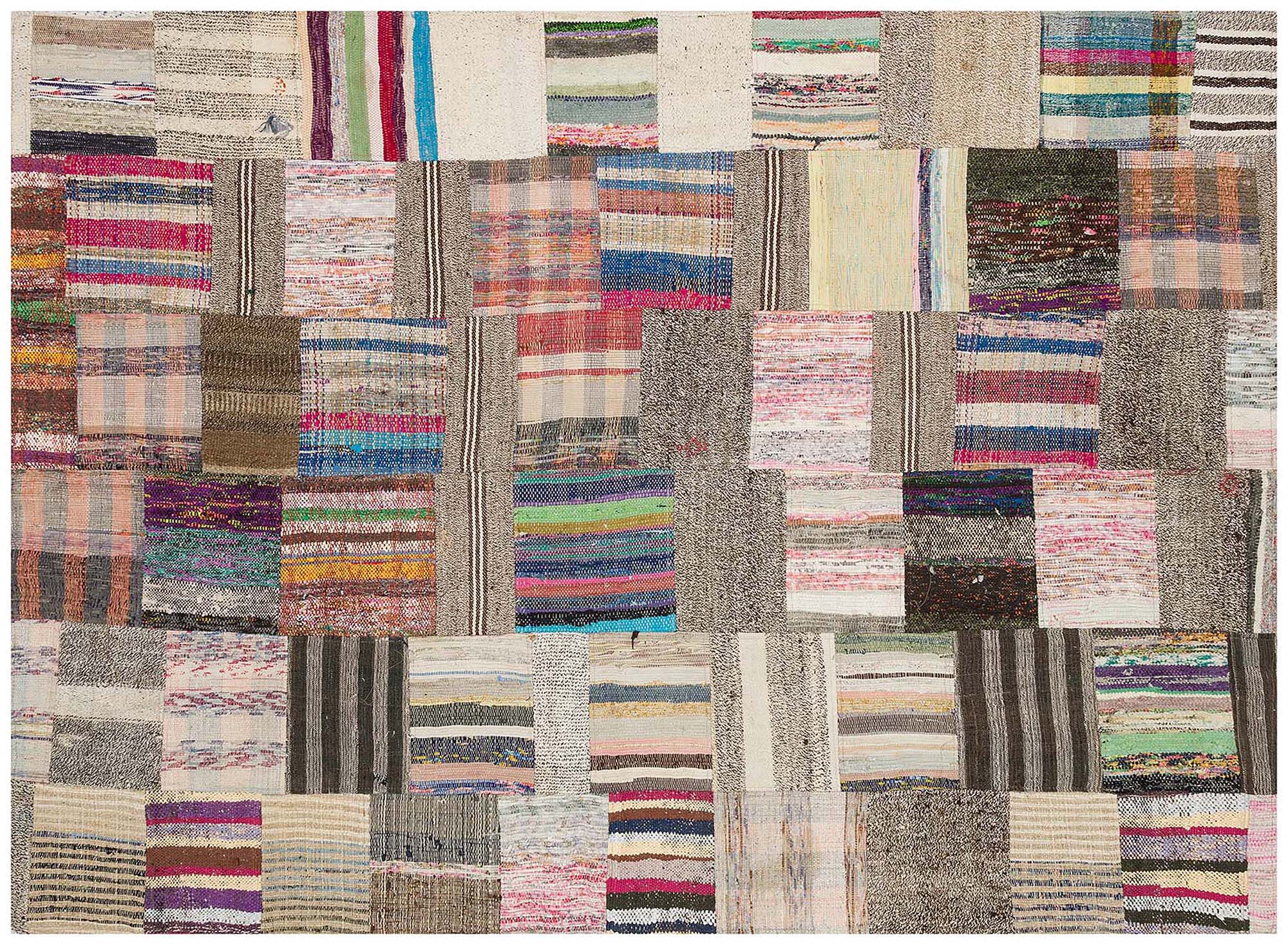 Patchwork Eskitme El Dokuma Halı 168 x 230 cm 6131 - Görsel 2