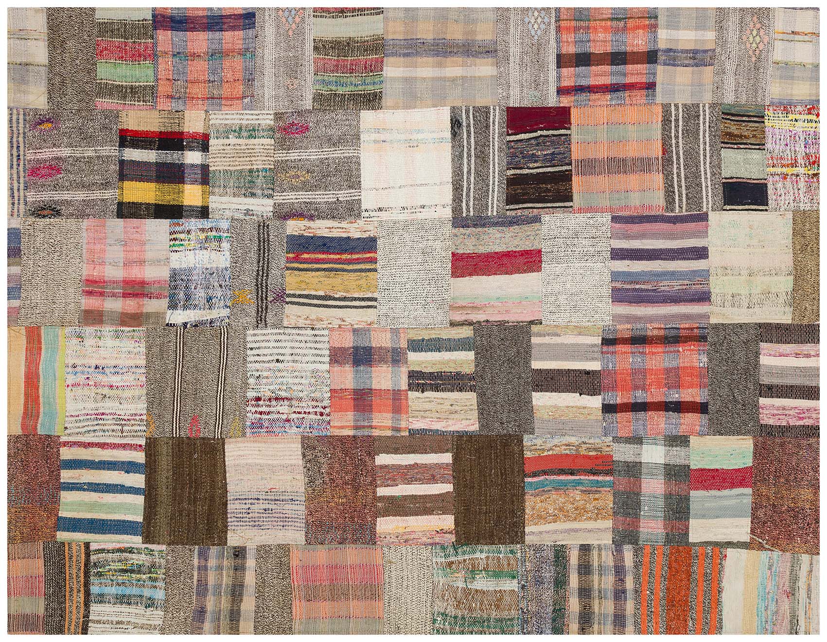 Patchwork Eskitme El Dokuma Halı 171 x 218 cm 6141 - Görsel 2