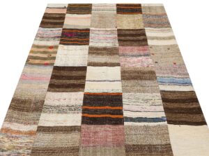 Eskitme El Dokuma Patchwork Halı 205 x 305 cm 6152