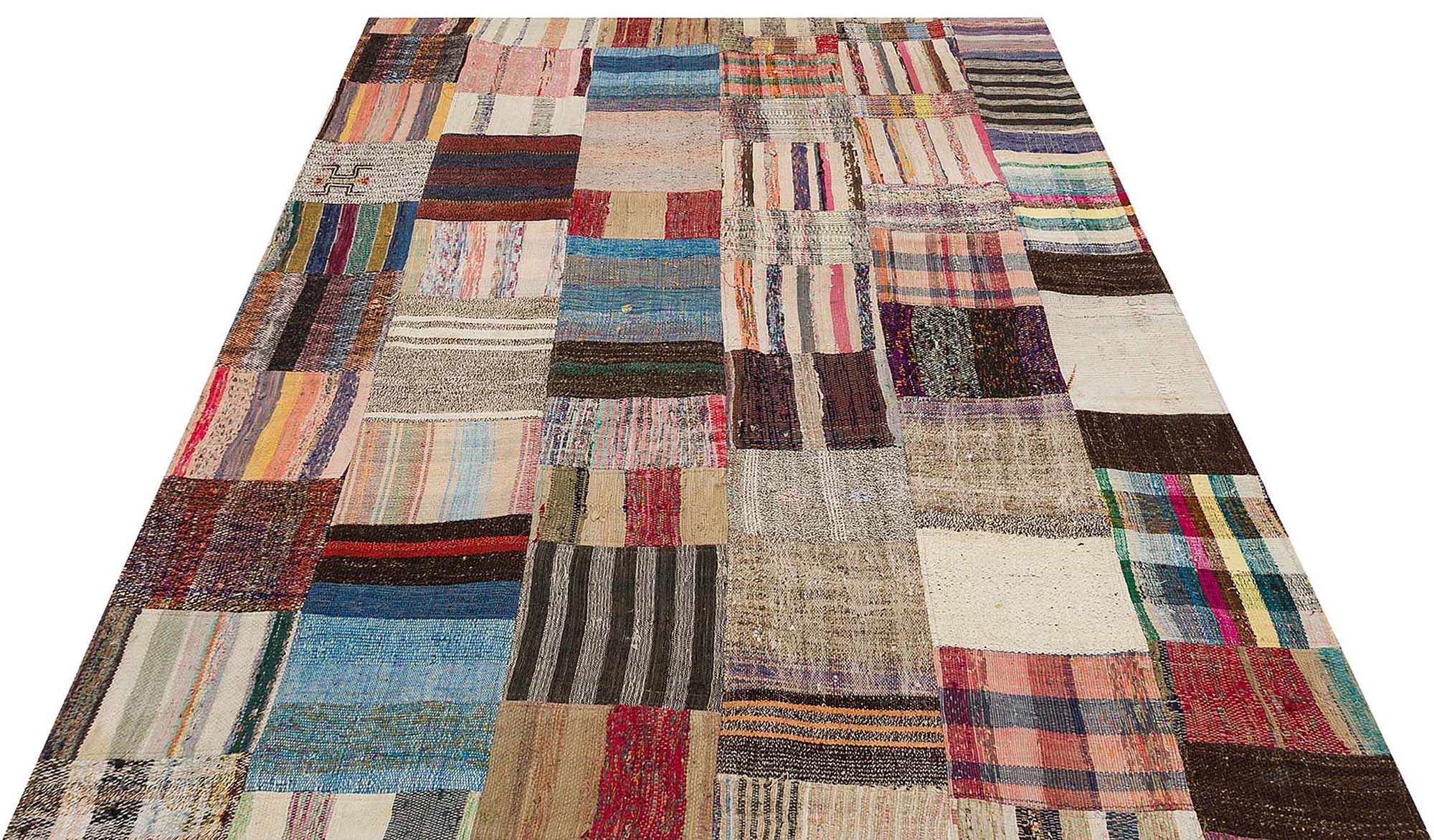 Gerçek El Dokuma Eskitme Halı  170 x 210 cm 6175