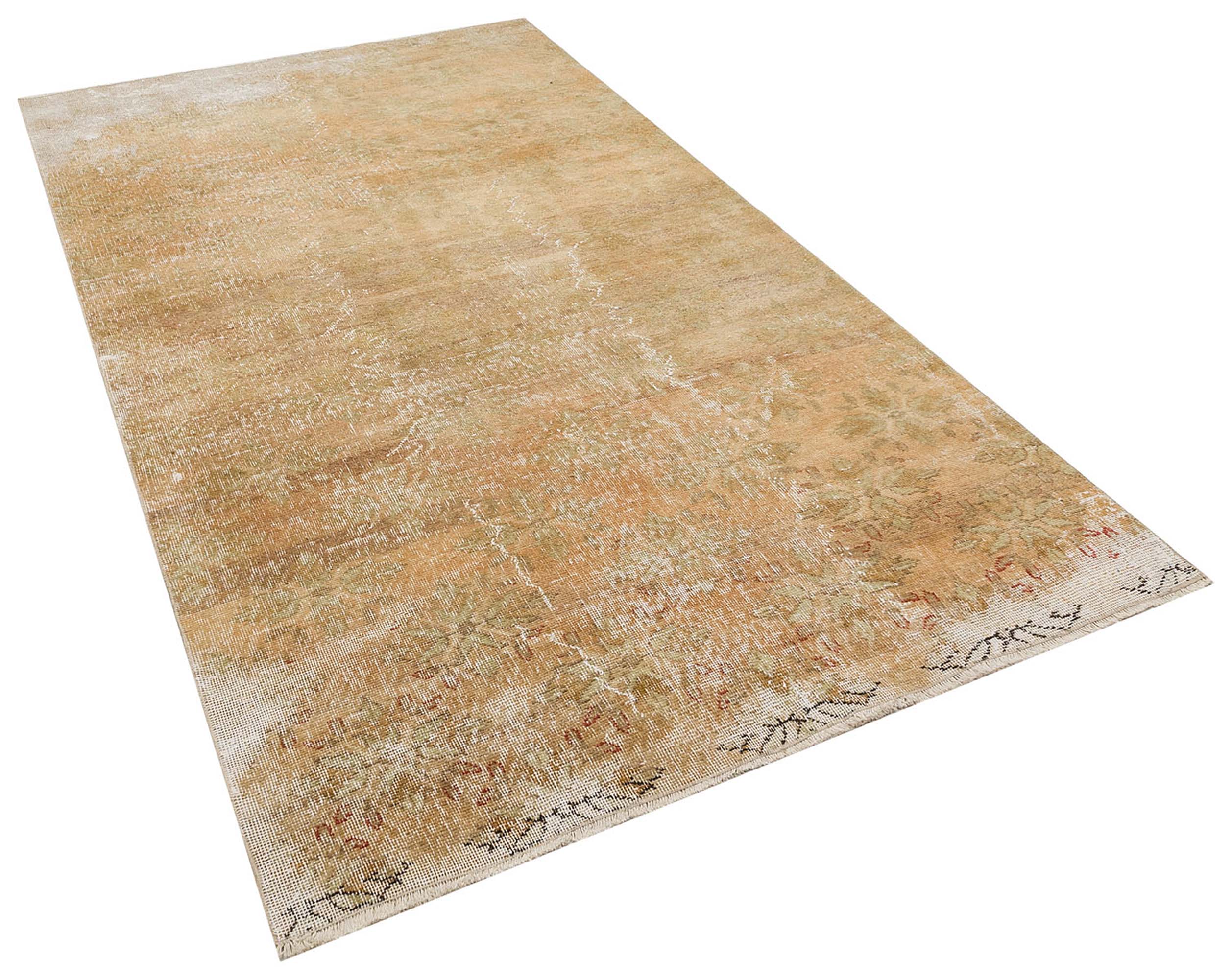Gerçek El Dokuma Eskitme Vintage Halı 160 x 280 cm 8249