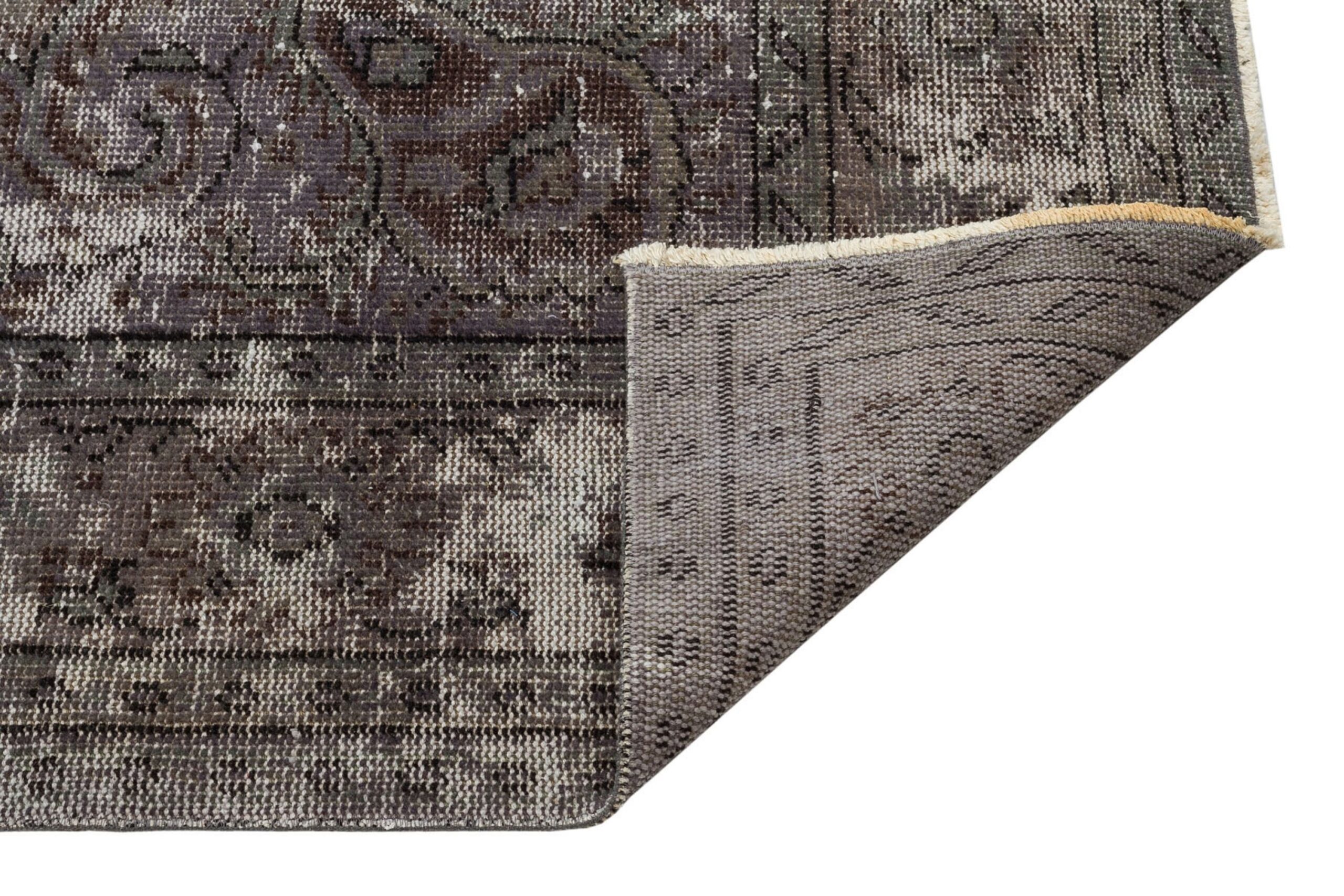 Vintage Distressed Hand-Woven Rug — detail view 3, handmade vintage rug