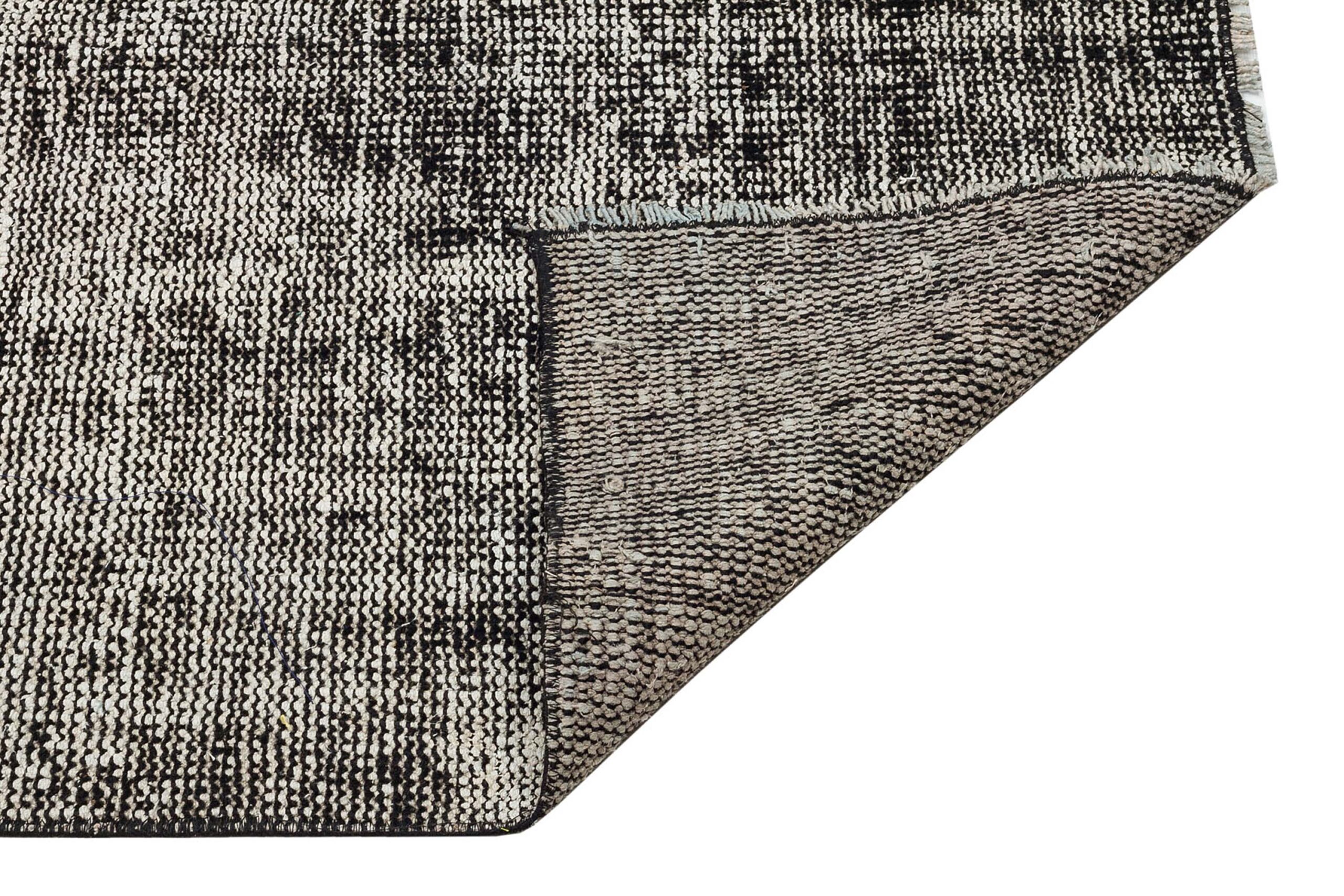 Distressed Hand-Woven Vintage Rug — detail view 3, handmade vintage rug
