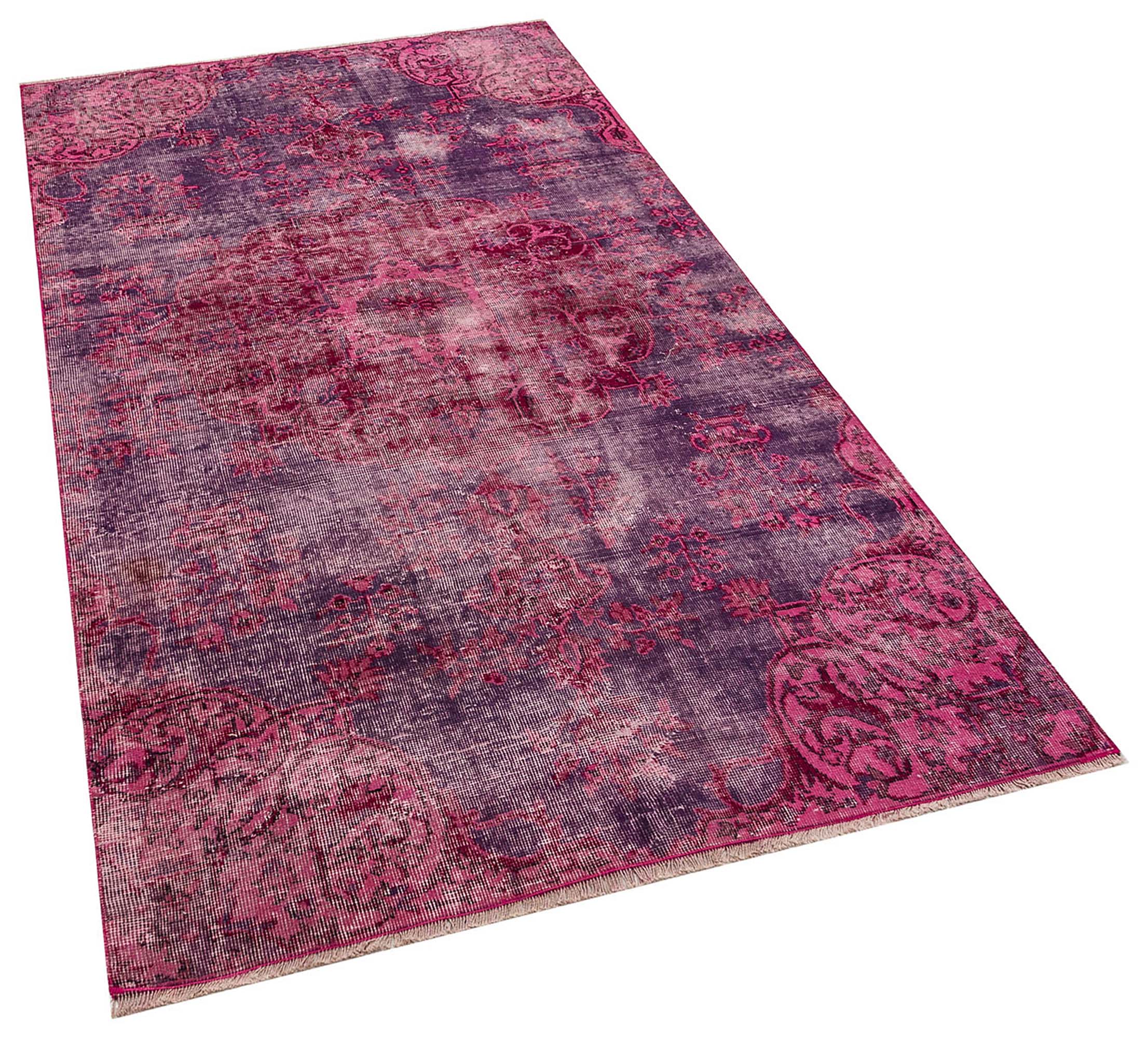 Vintage Eskitme El Dokuma Halı 131 x 235 cm 8368