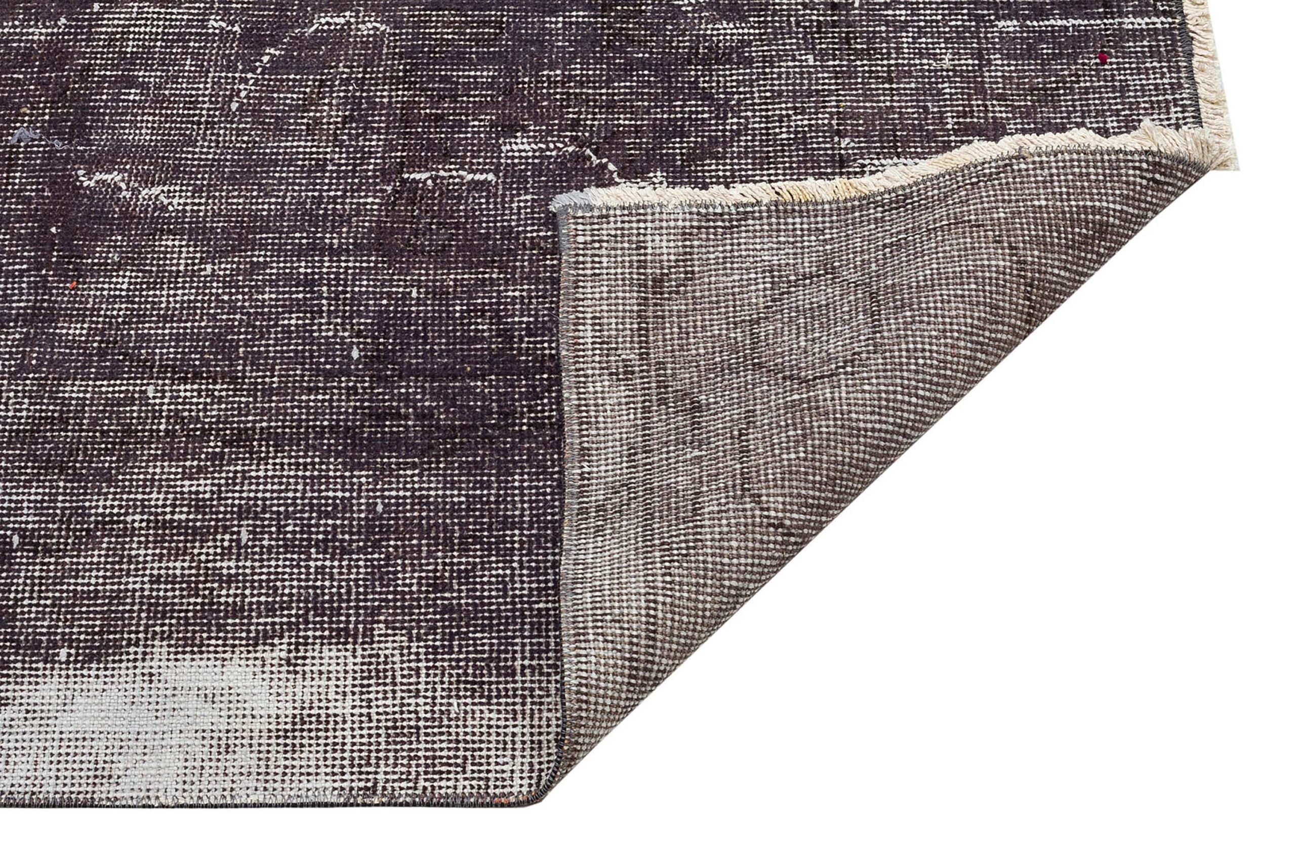 Authentic Hand-Woven Distressed Runner Rug — detail view 3, handmade vintage rug