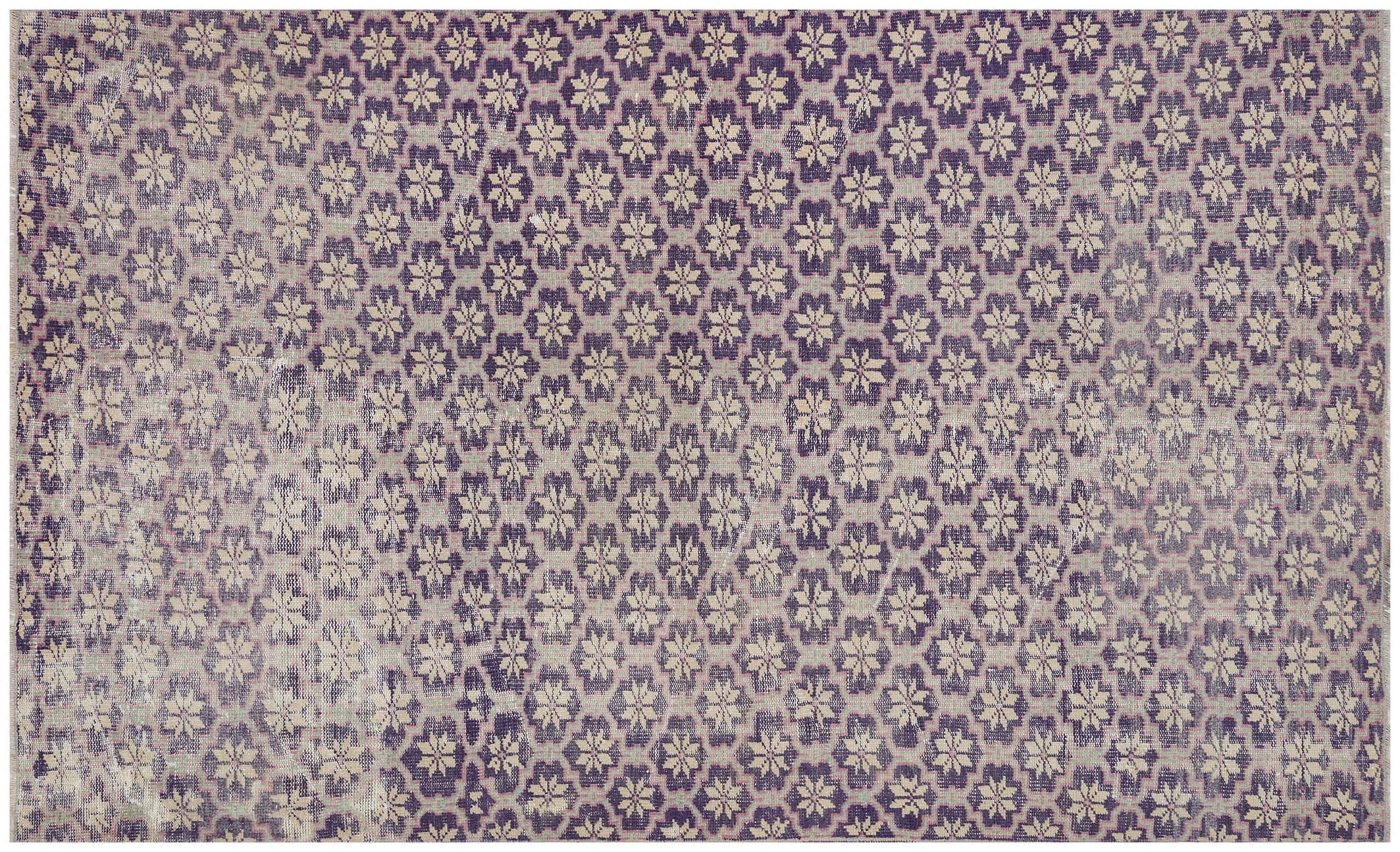 Özel Vintage Eskitme El Dokuma Halı 170 x 283 cm 8436 - Görsel 2