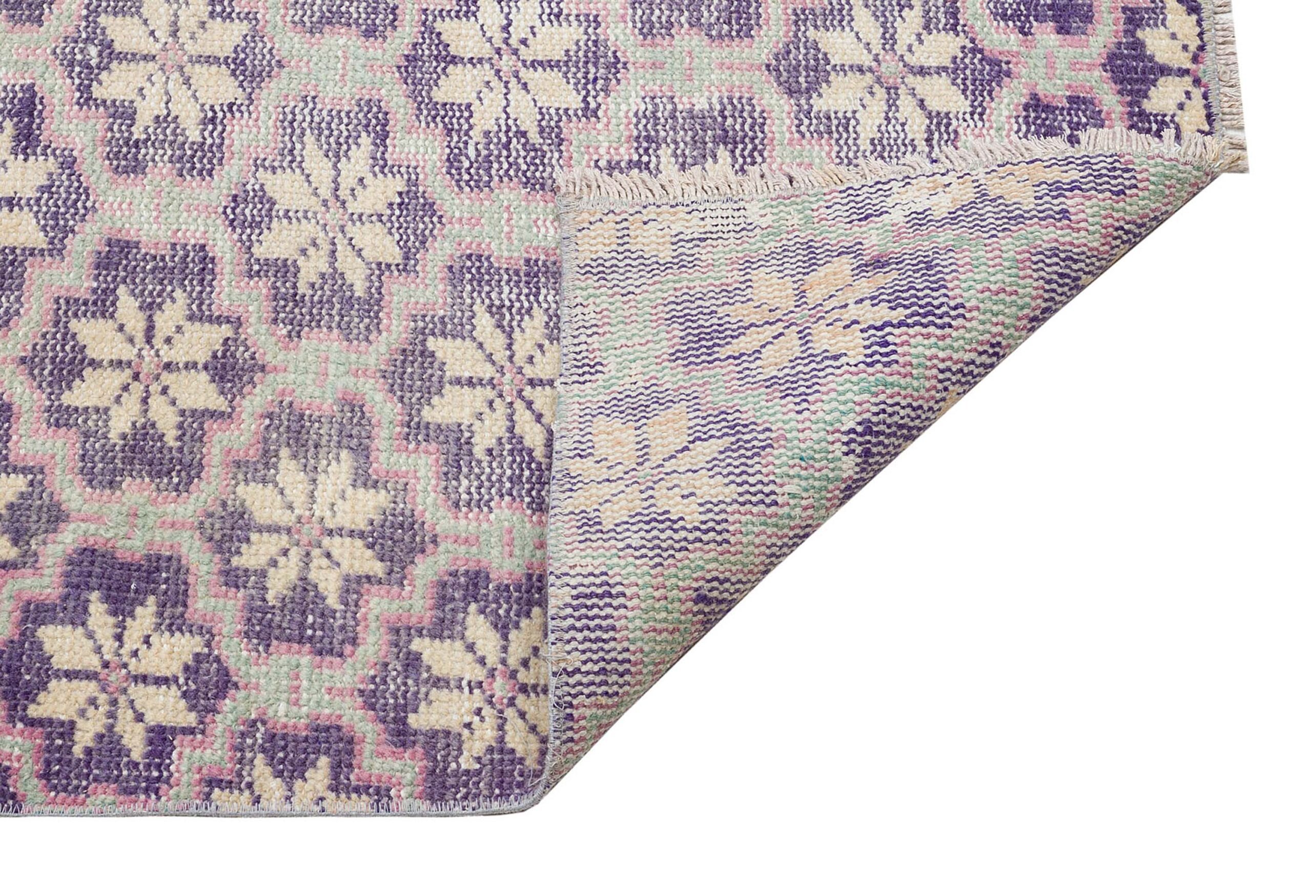 Özel Vintage Eskitme El Dokuma Halı 170 x 283 cm 8436 - Görsel 3