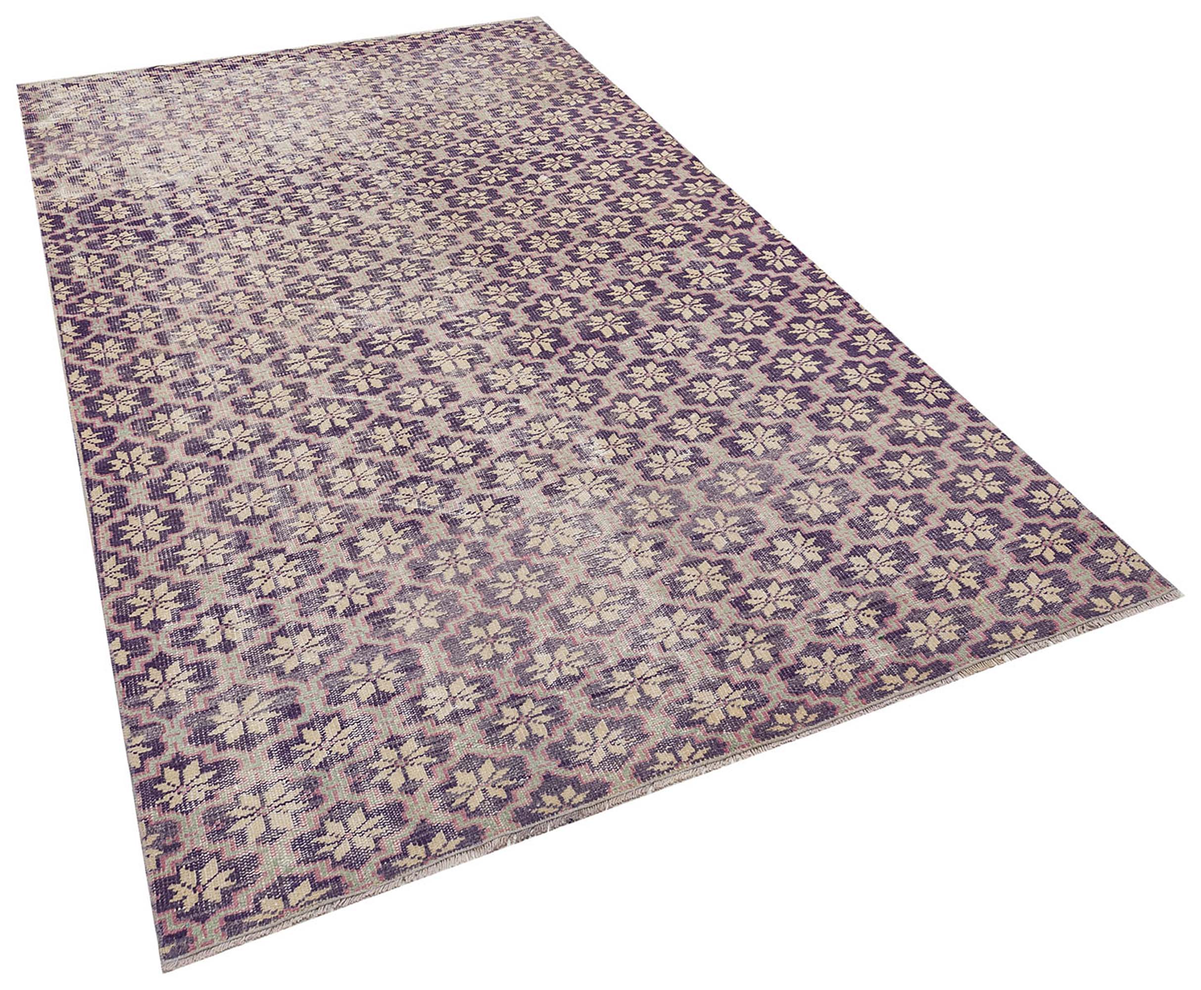 Özel Vintage Eskitme El Dokuma Halı 170 x 283 cm 8436