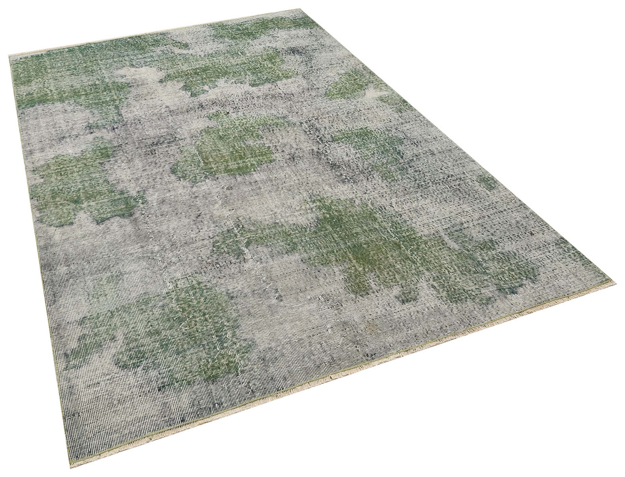 Exclusive Vintage Distressed Hand-Woven Rug, vintage rug, Handmade, hand-knotted wool, size 184 × 260 cm, from Antalya