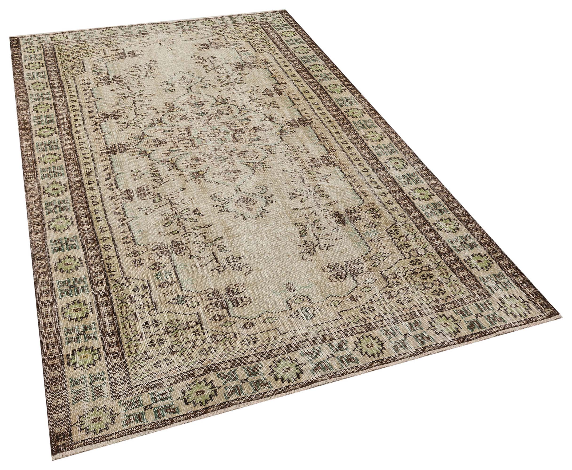 Handwoven Vintage Rug, vintage rug, Handmade, hand-knotted wool, cotton & silk, size 150 × 257 cm, from Manisa