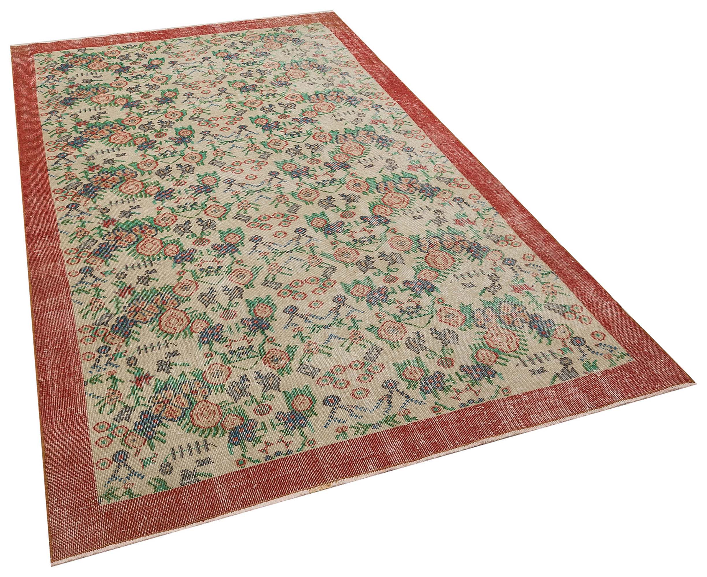Vintage El Dokuma Halı 165 x 280 cm 8550