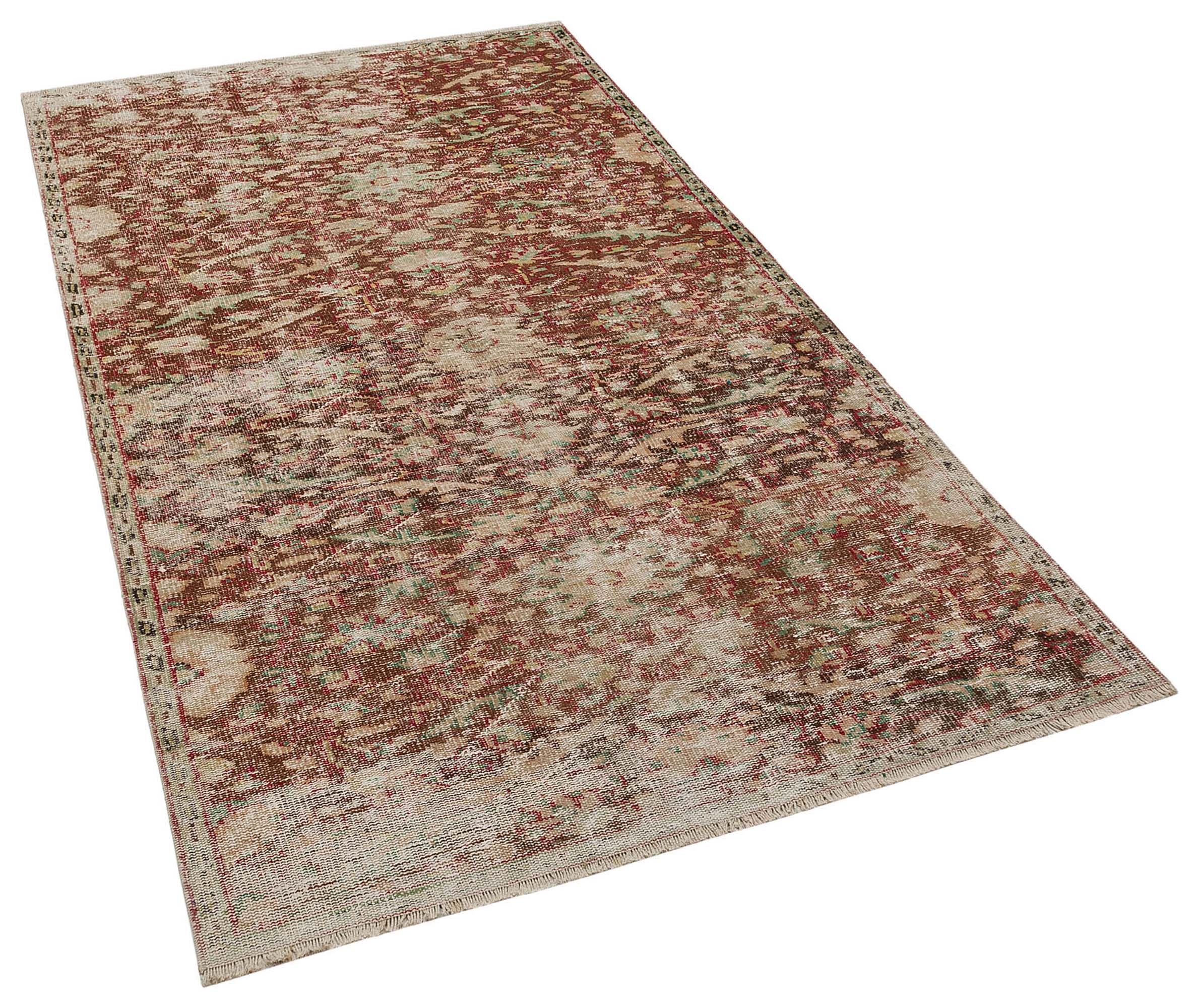 Klasik Modern Vintage El Dokuma Halı 131 x 240 cm 8597 - Görsel 4