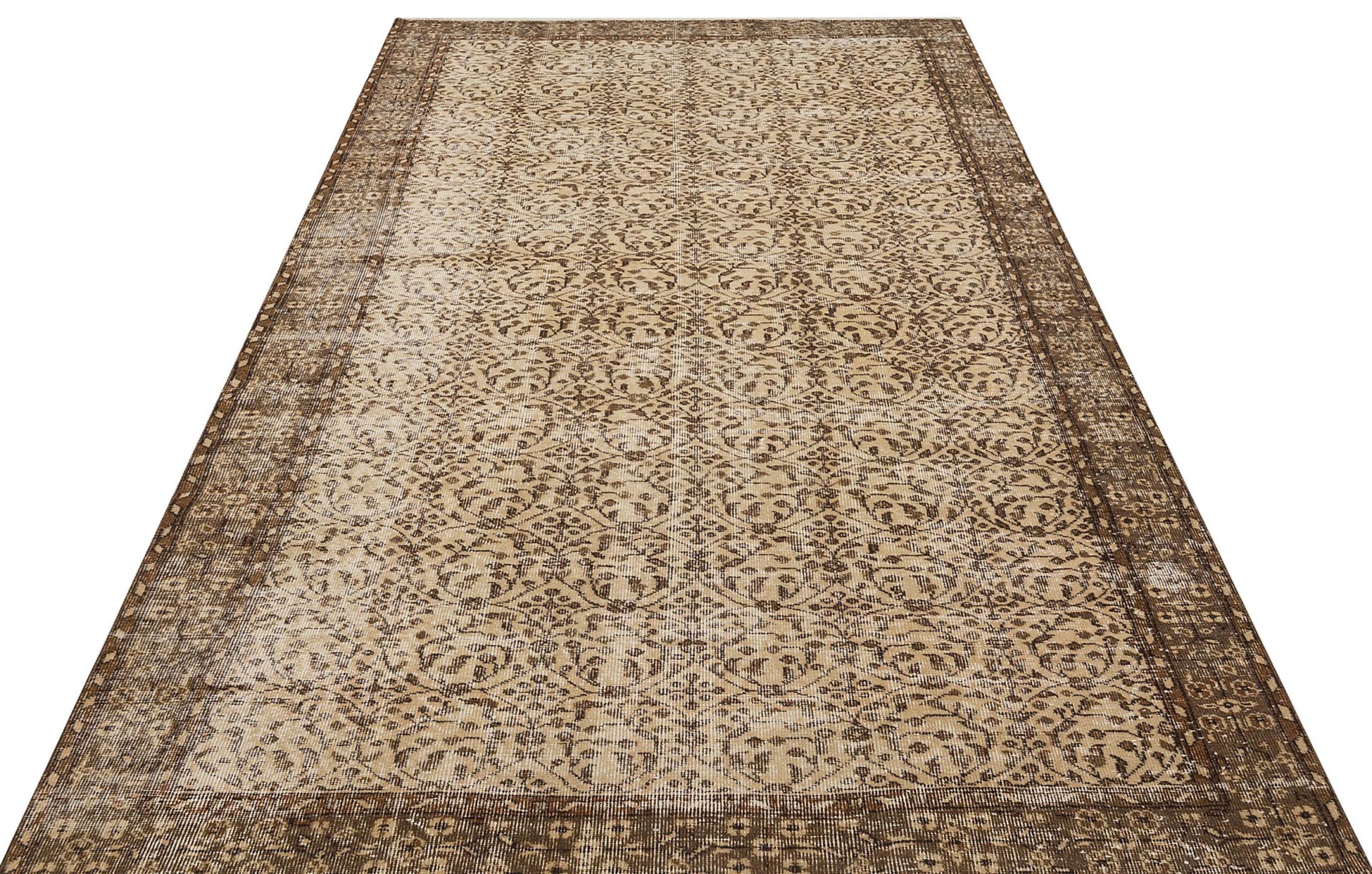 Eskitme El Dokuma Vintage Halı 182 x 288 cm 8759