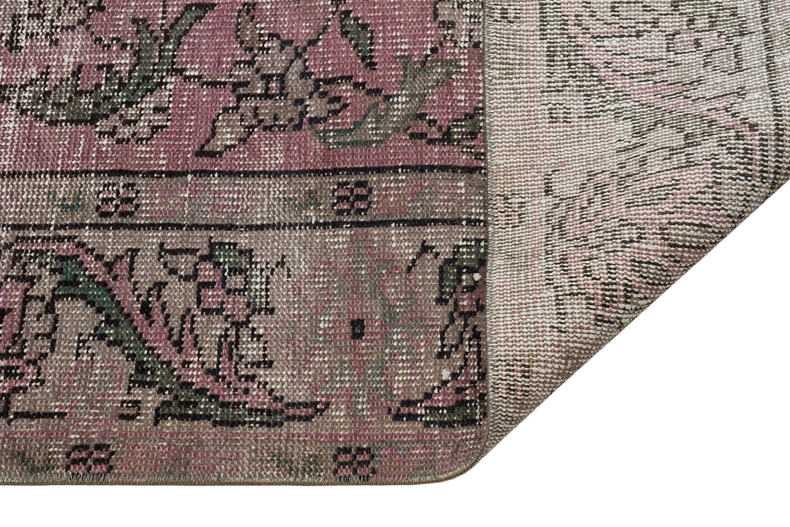Vintage Turkish Handwoven Rug — detail view 2, handmade vintage rug