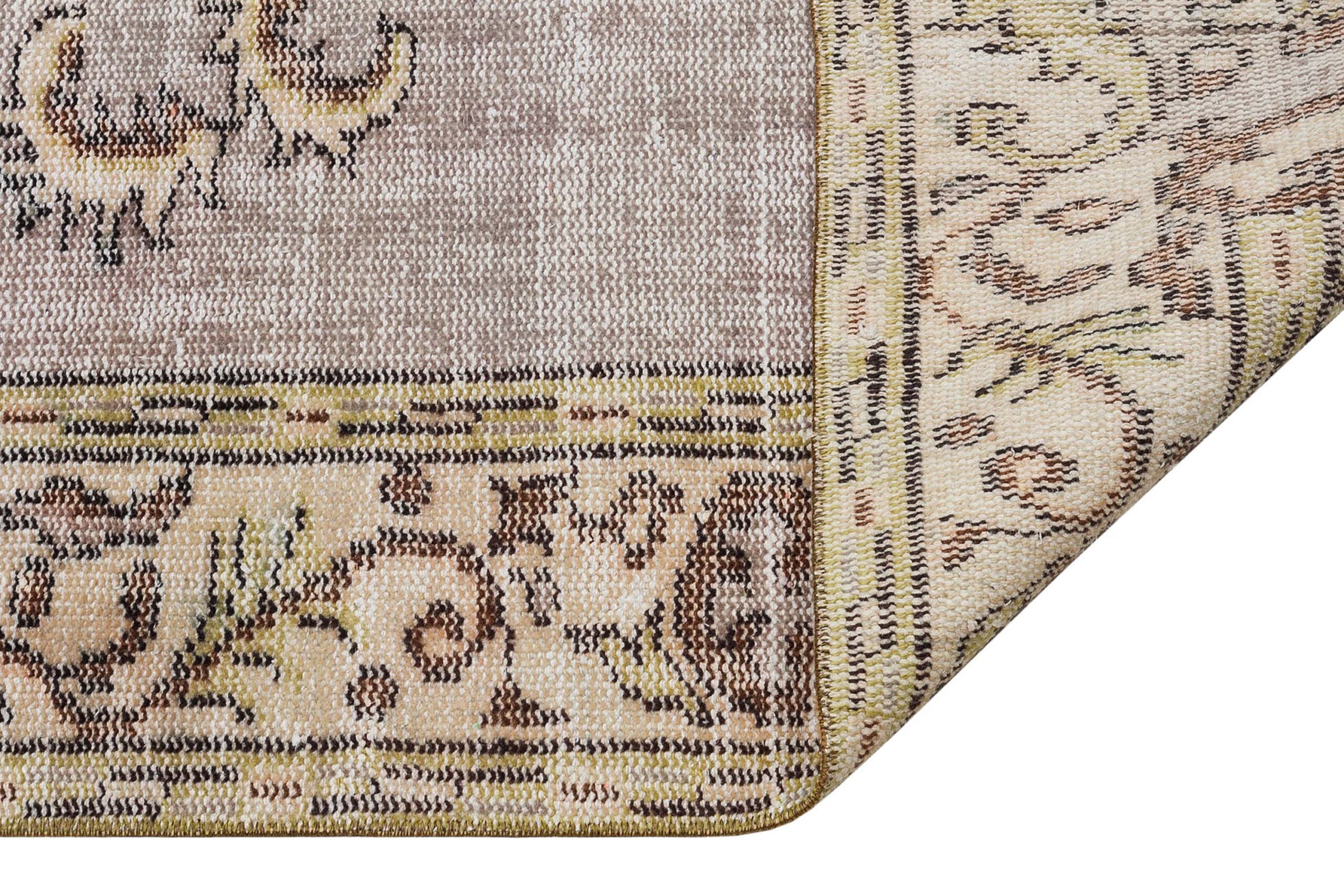 Eskitme El Dokuma Vintage Halı 149 x 270 cm 8761 - Görsel 3