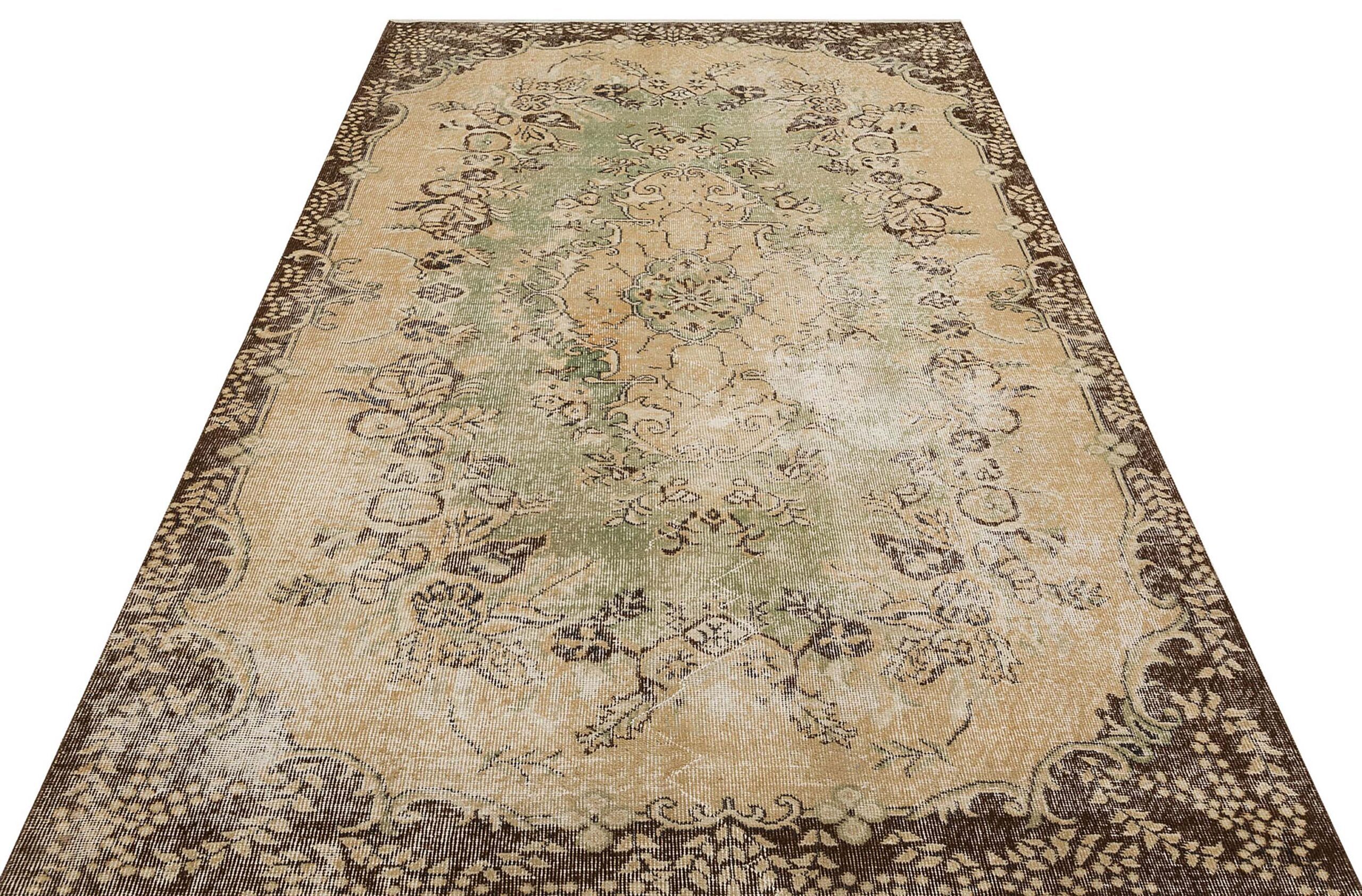 Vintage El Dokuma Eskitme Halı 174 x 280 cm 8770