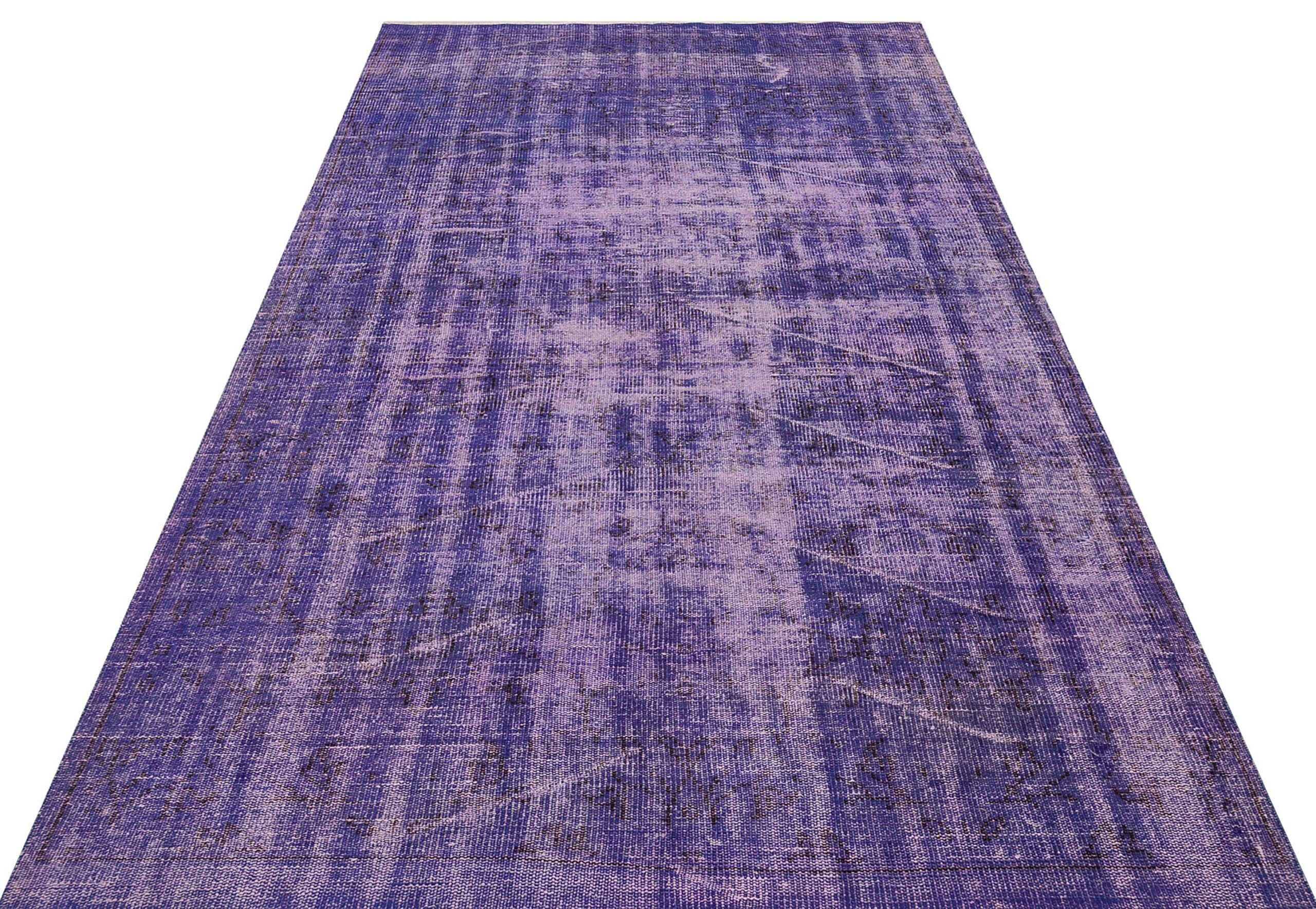 Vintage Eskitme El Dokuma Halı 164 x 270 cm 8786