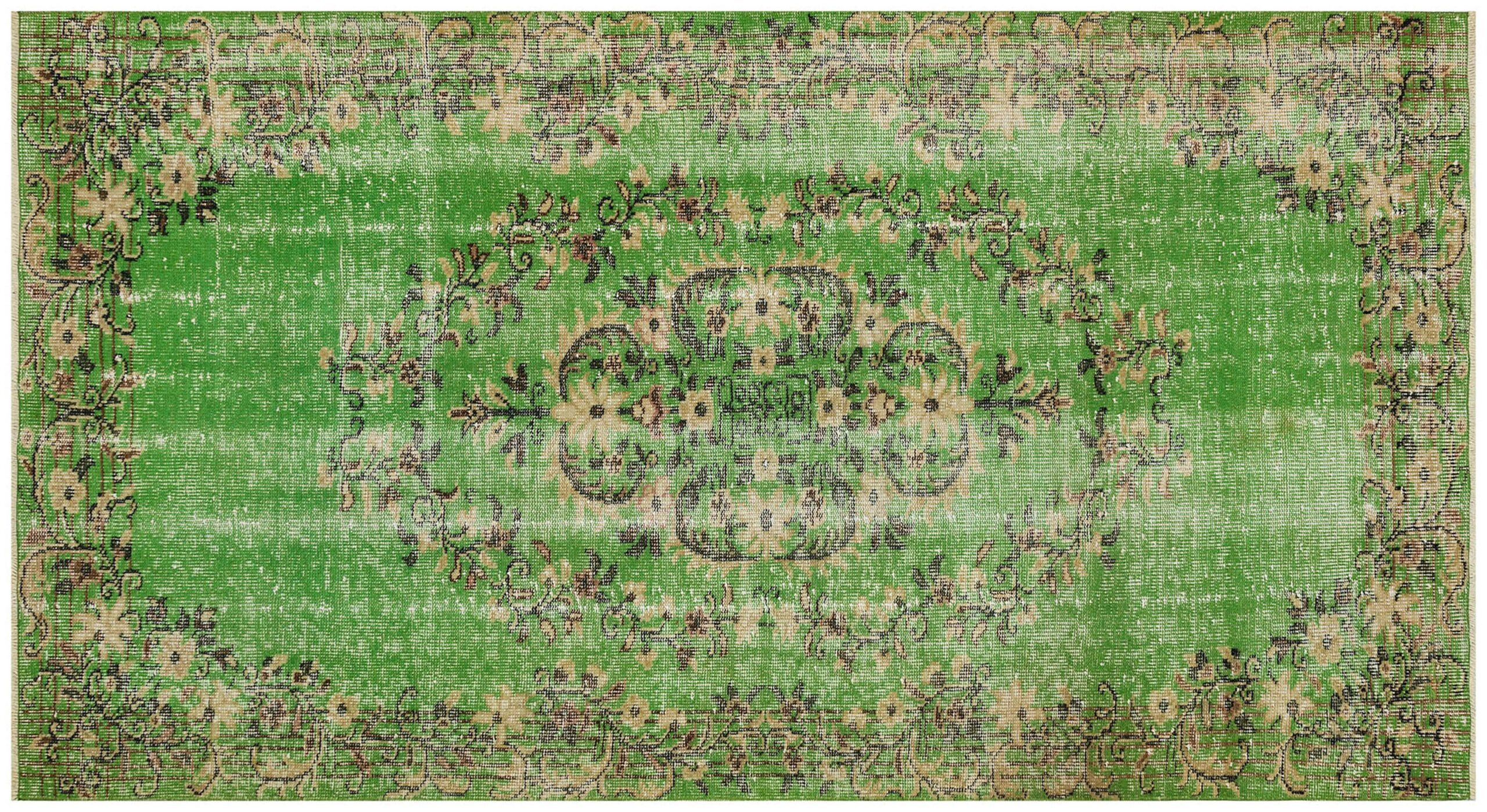 Eskitme El Dokuma Vintage Halı 143 x 257 cm 8833 - Görsel 2