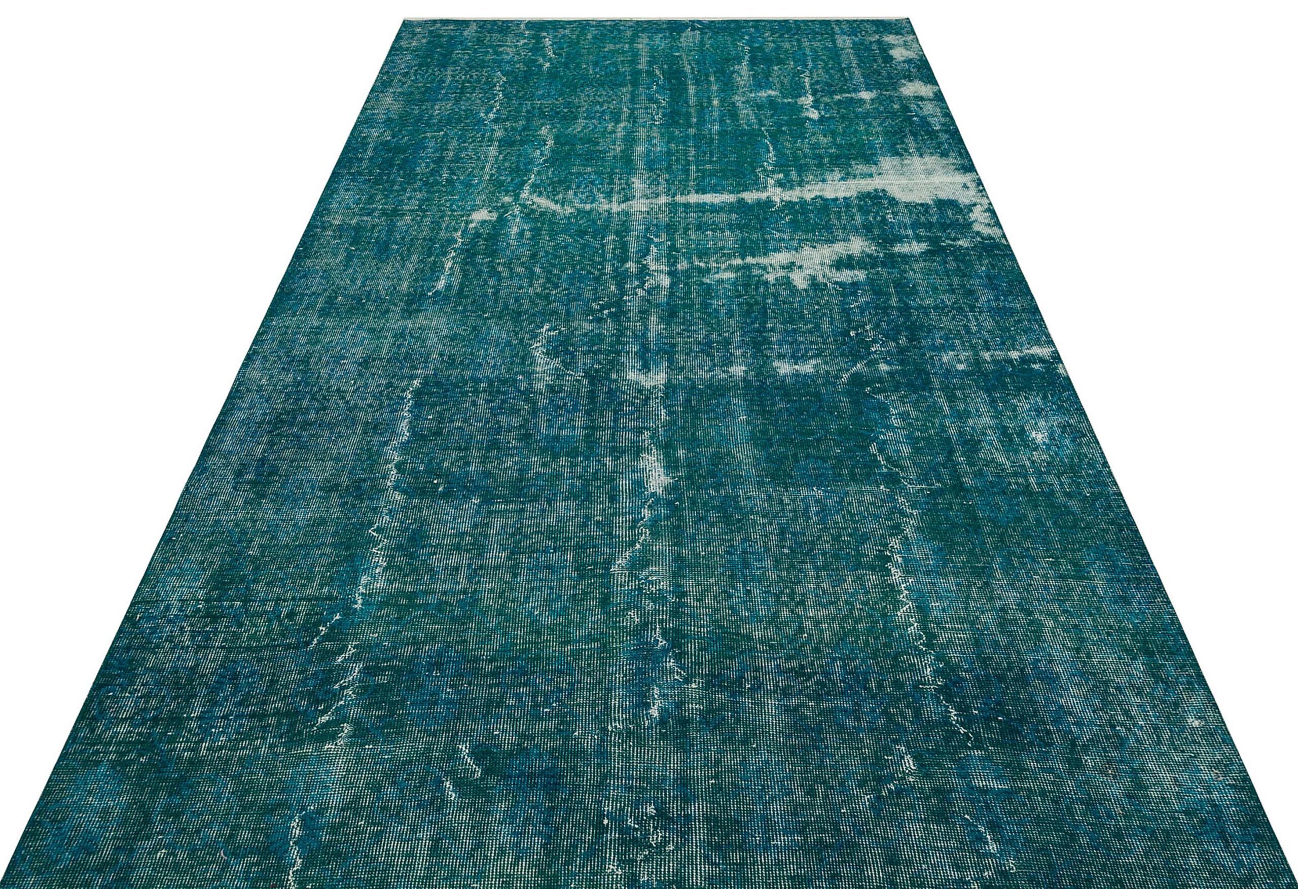 El Dokuma Vintage Eskitme Halı 171 x 300 cm 8851