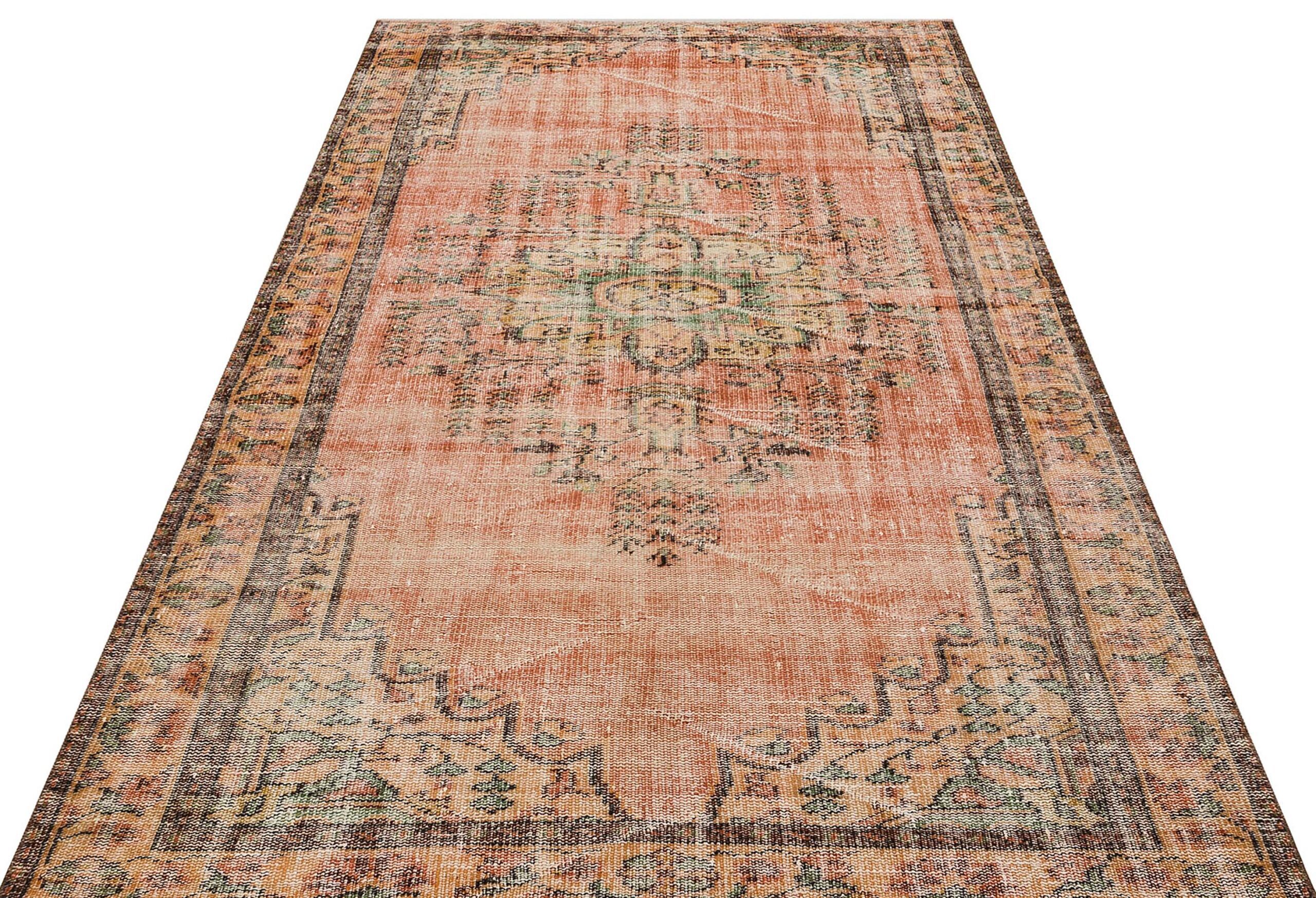 Eskitme El Dokuma Vintage Halı 152 x 244 cm 8854