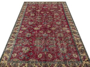 El Dokuma Eskitme Vintage Halı 149 x 250 cm 8857