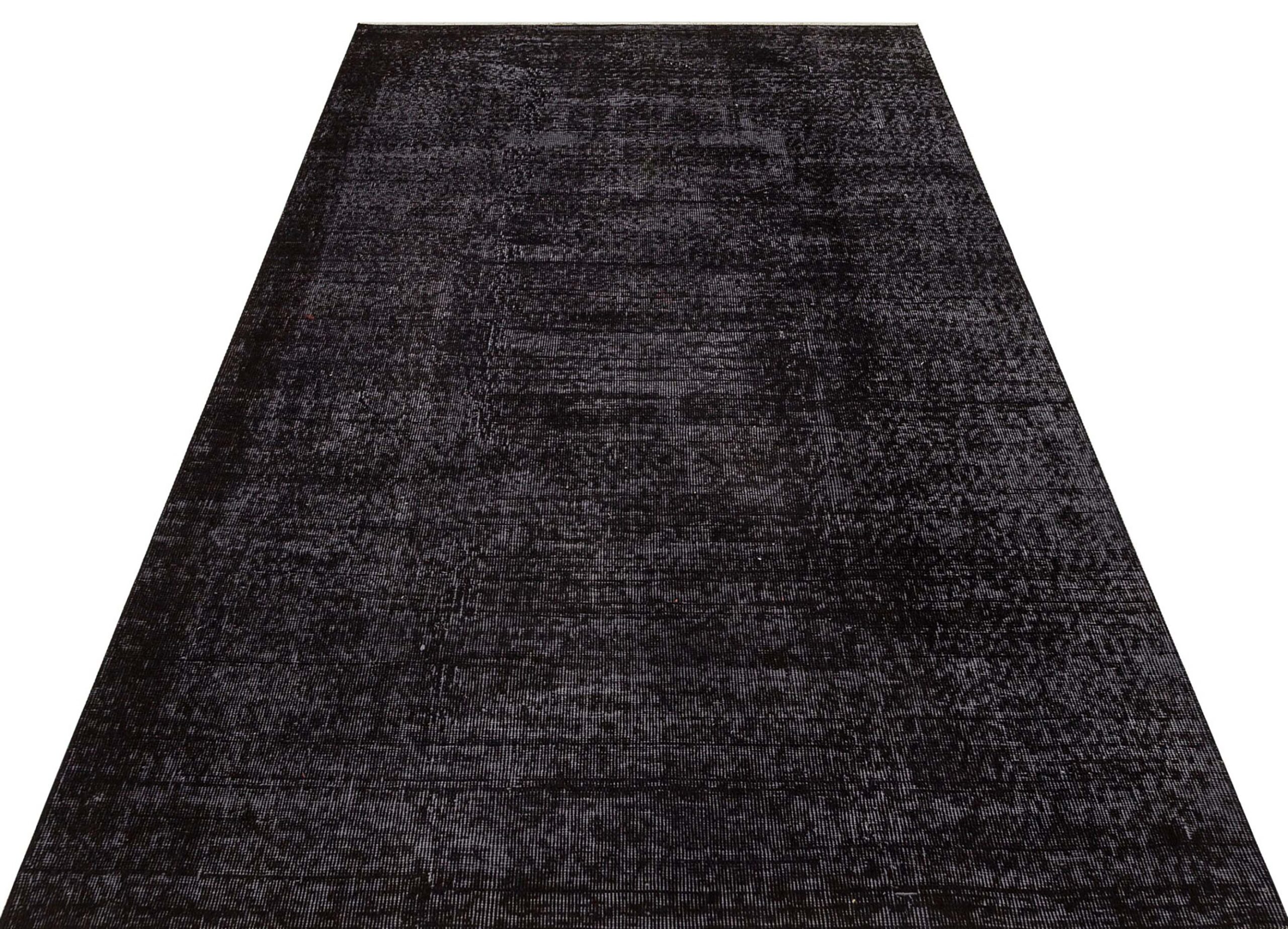 Gerçek  El Dokuma Eskitme Vintage  Halı 153 x 258 cm 8895
