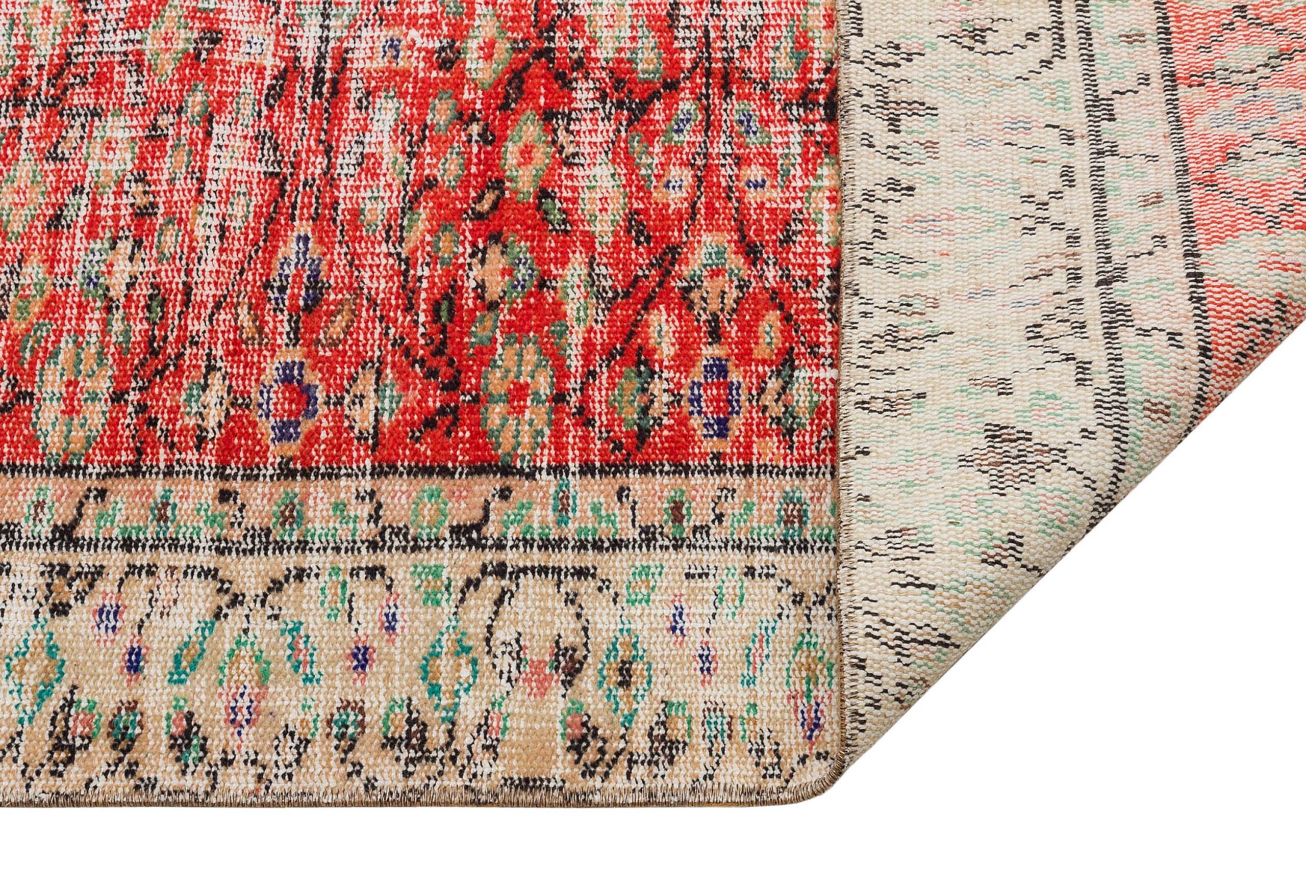 Eşsiz Güzelliğe Sahip Vintage El Dokuma Halı 148 x 212 cm 8936 - Görsel 3