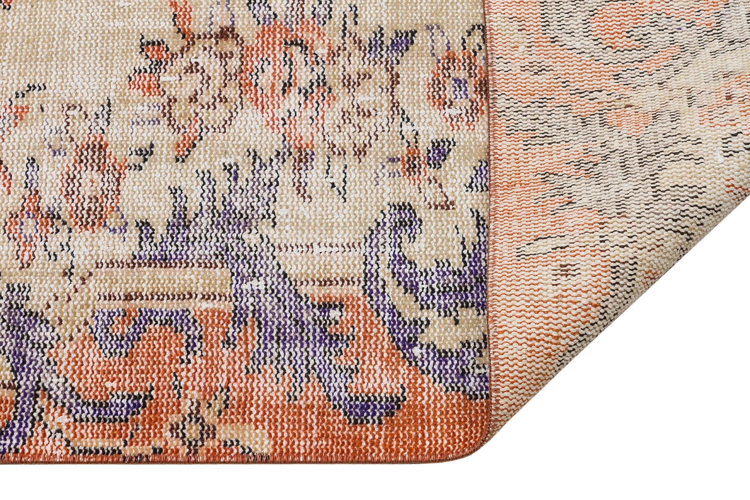 Century-Old Antique-Style Rug — detail view 3, handmade vintage rug